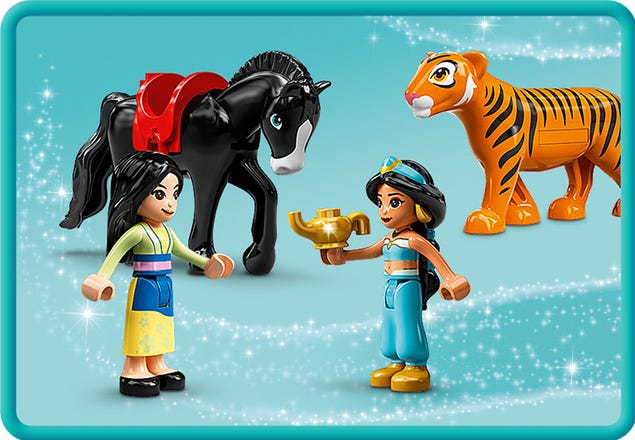 Jasmine and Mulan's Adventure | | online at the Official LEGO® Shop
