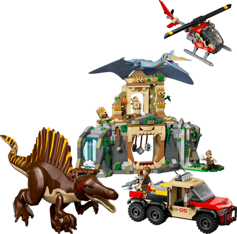 Missione aerea con Spinosauro e Quetzalcoatlus — set LEGO 76976