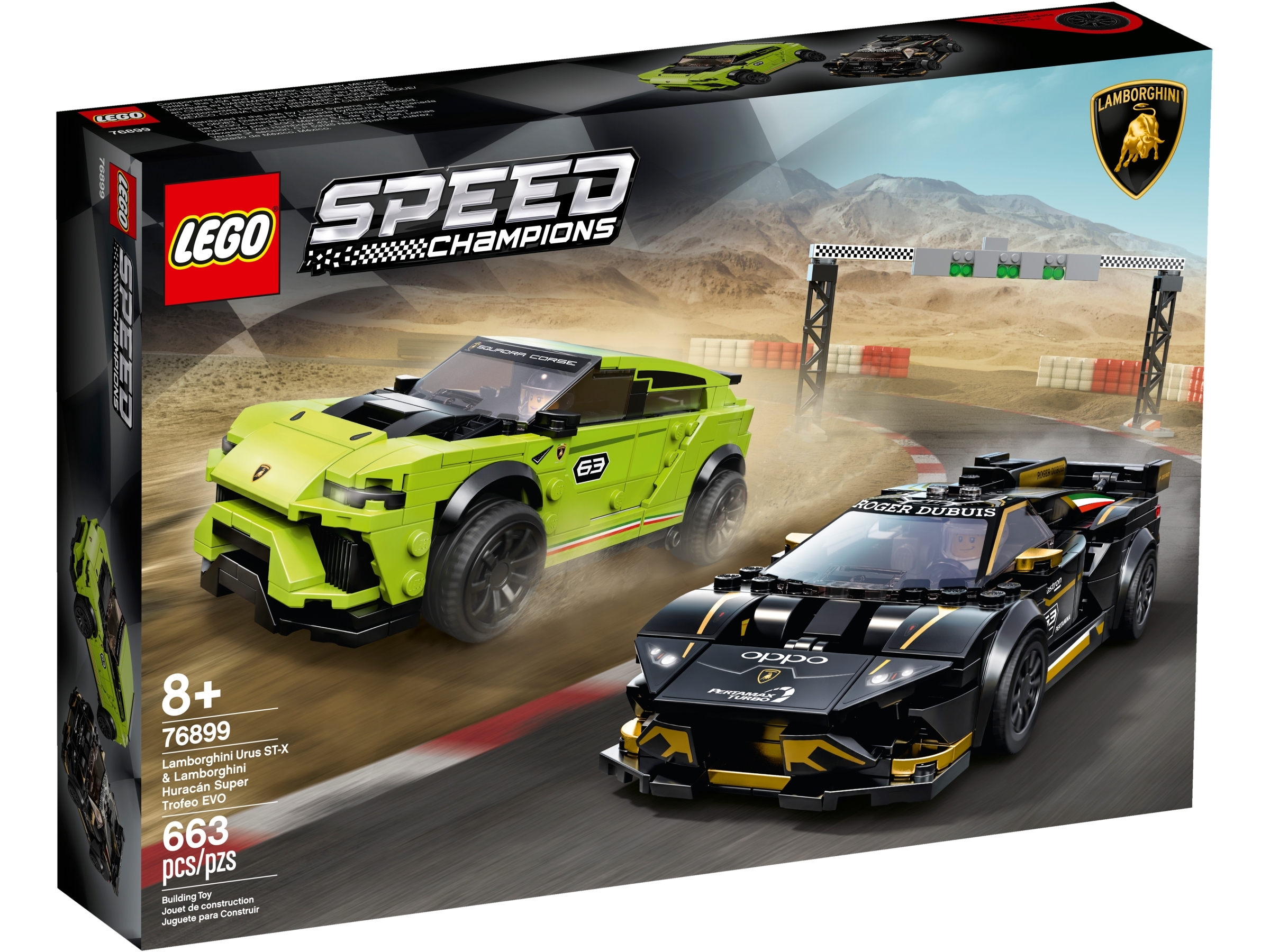 Urus ST-X & Lamborghini Huracán Super EVO 76899 | Speed Champions | Buy online at the Official LEGO® US