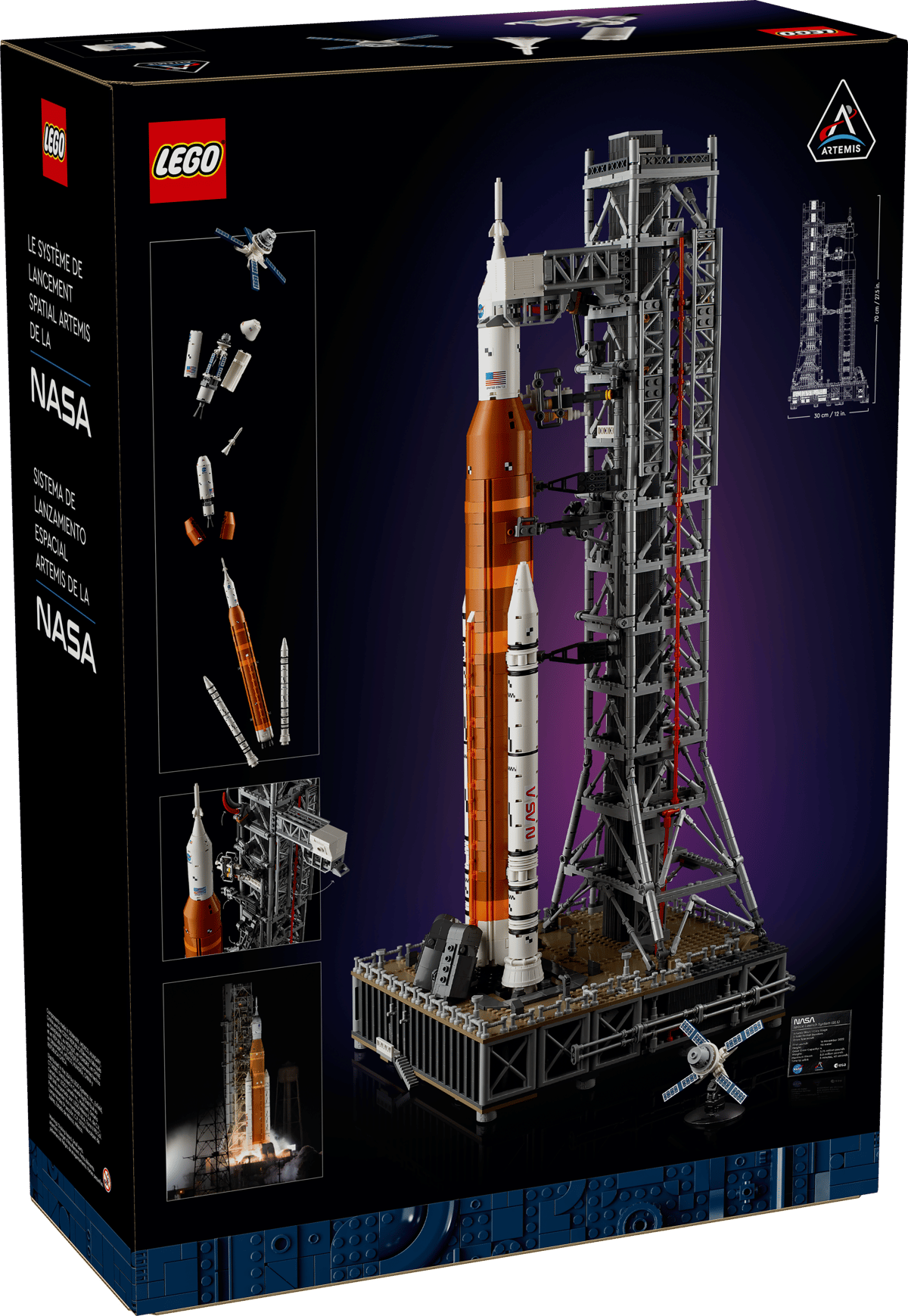 Le système de lancement spatial d'Artemis de la NASA — La boîte du set