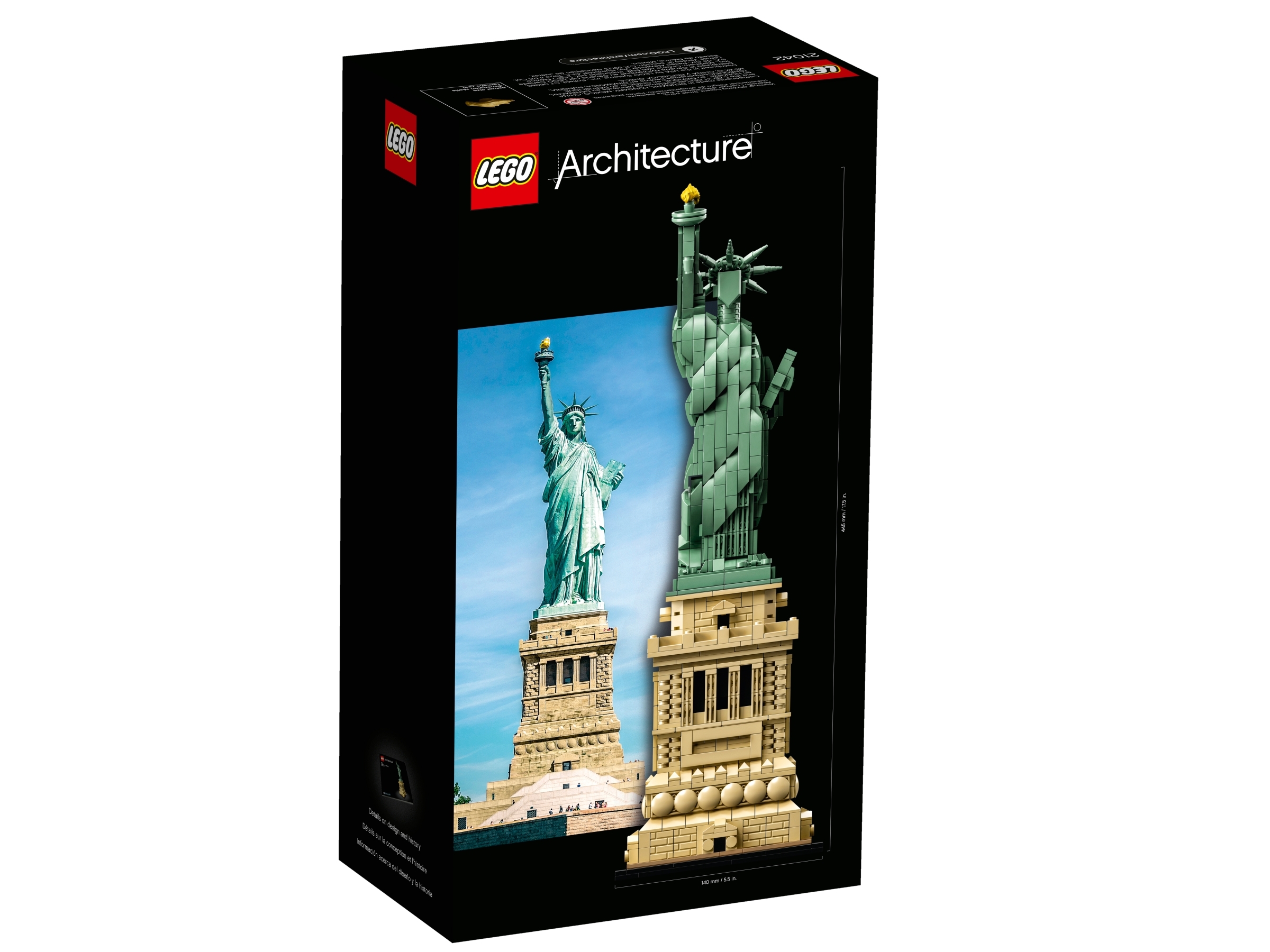 Set de Construcción LEGO 21042 Architecture Estatua de la Libertad de Nueva York Set de Construcción, Modelo de Coleccionista 21051 Architecture Skyline Collection Tokio Modelo de Coleccionista 