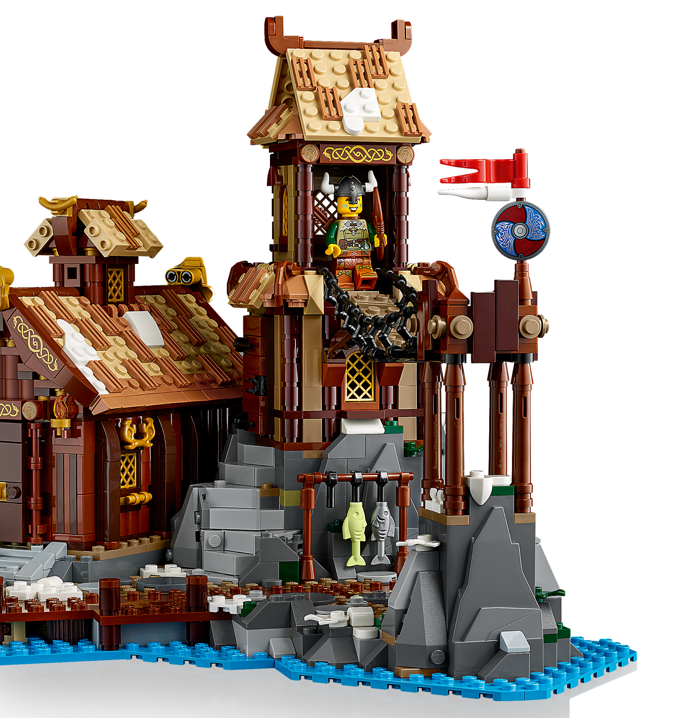 Vitrine Plexiglas pour LEGO® IDEAS 21343 Viking Village (non