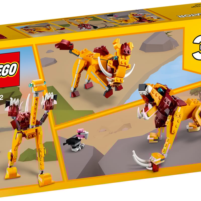 Wild Lion 31112 Creator 3-in-1 Buy online at the Official LEGO