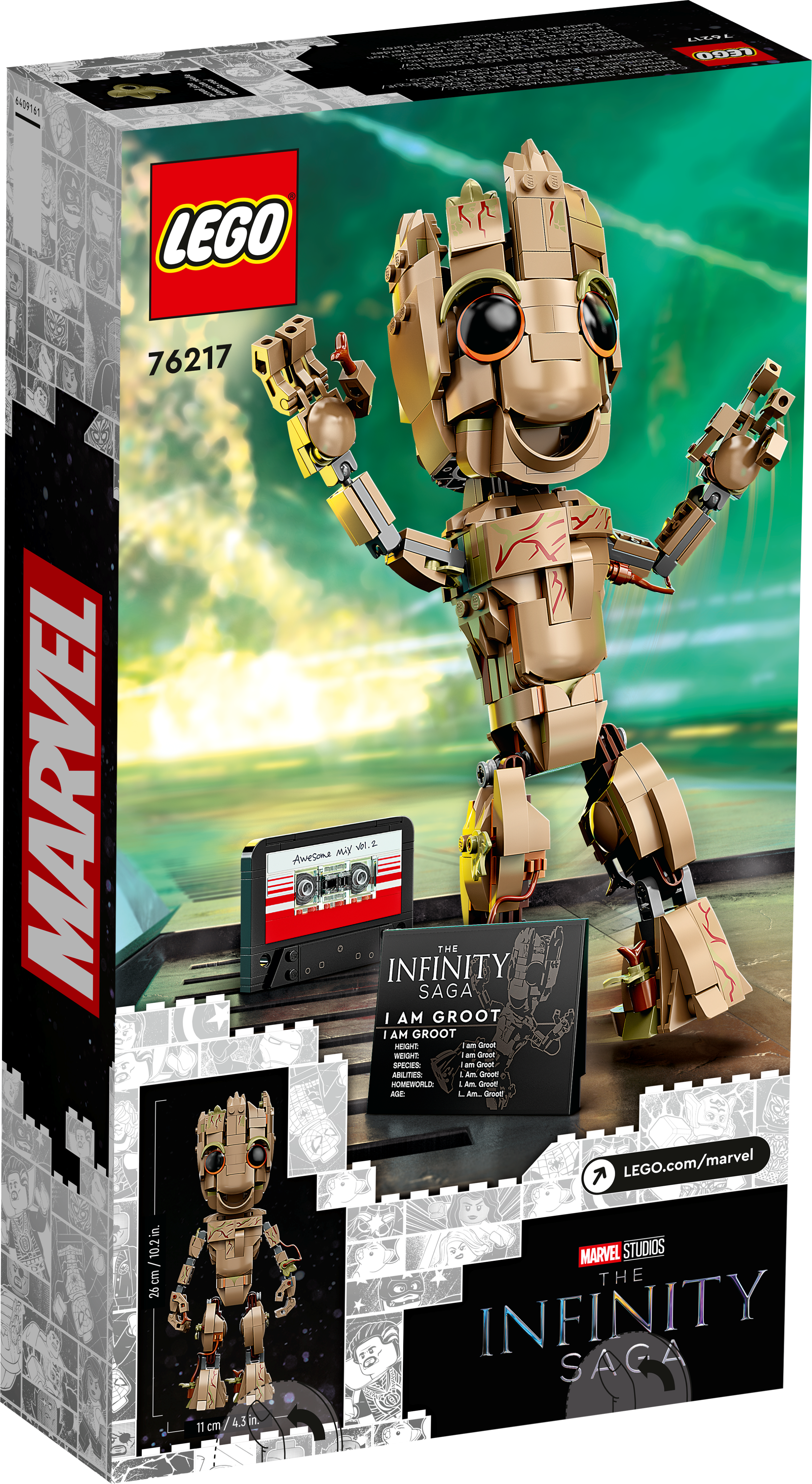 | the Shop LEGO® Groot 76217 US | Marvel at Buy Official online I am