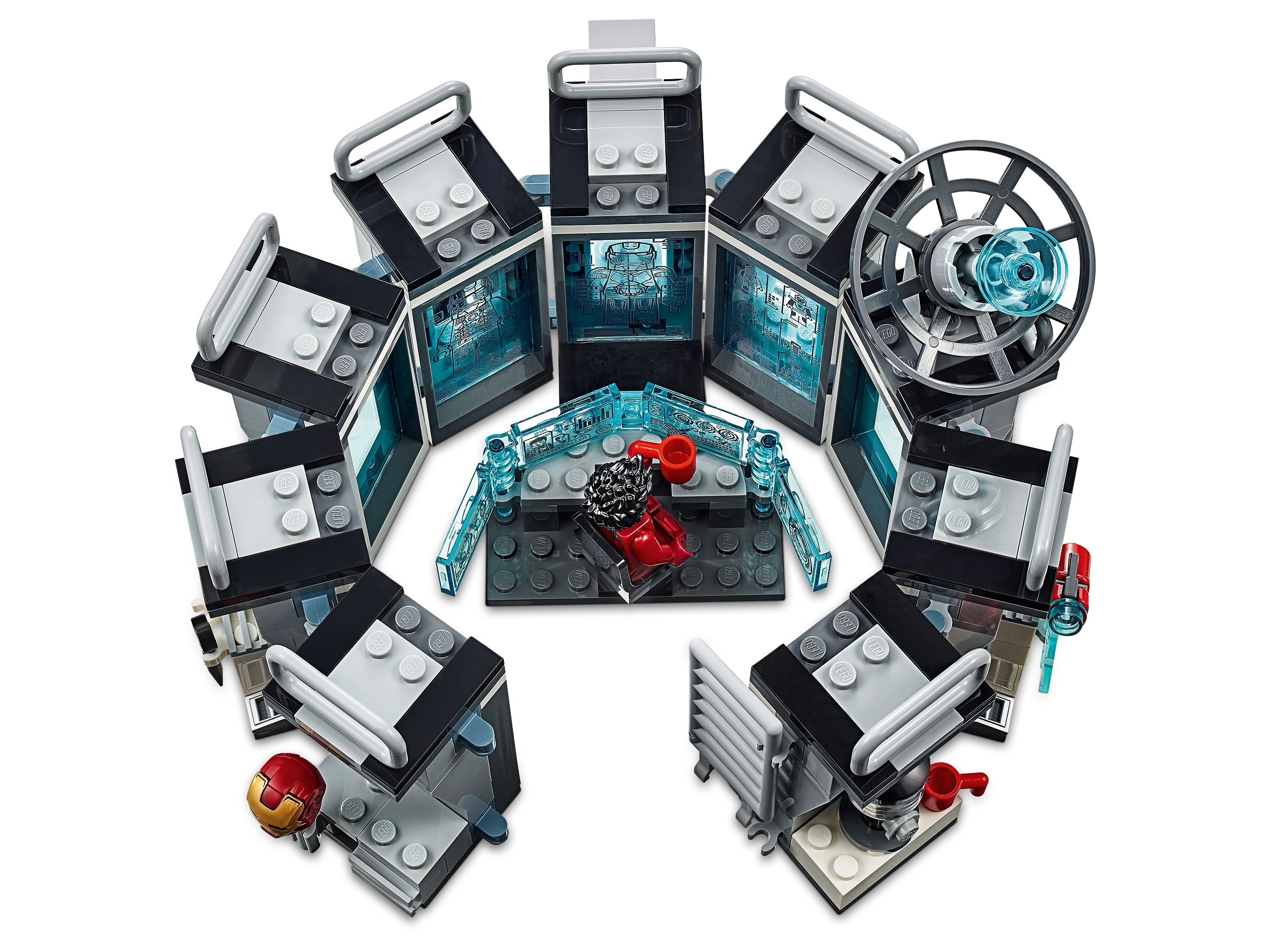 lego hall of armor iron man