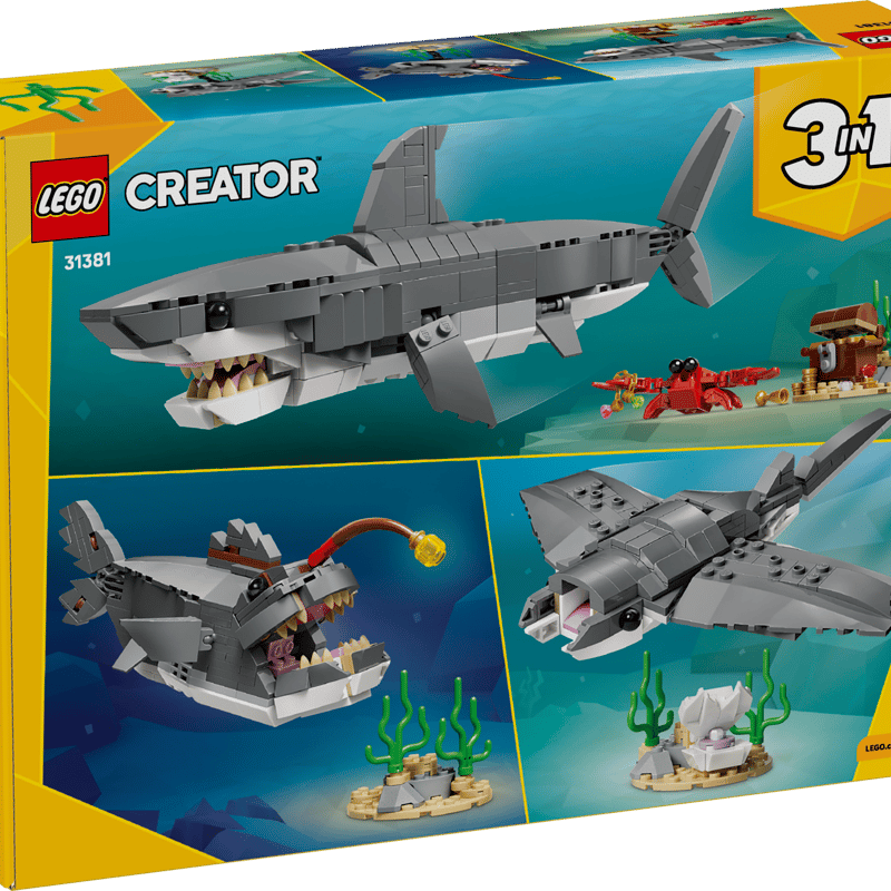 Fierce Shark with a Treasure Chest 31381 | Creator 3-in-1 | Buy Fierce Shark with a Treasure Chest 31381 | Creator 3-in-1 | Buy