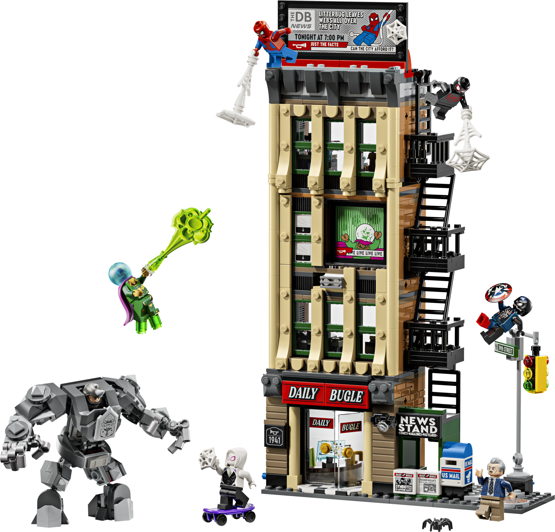 Spider-Man vs. Mysterio: The Daily Bugle 76342 | Marvel | Buy