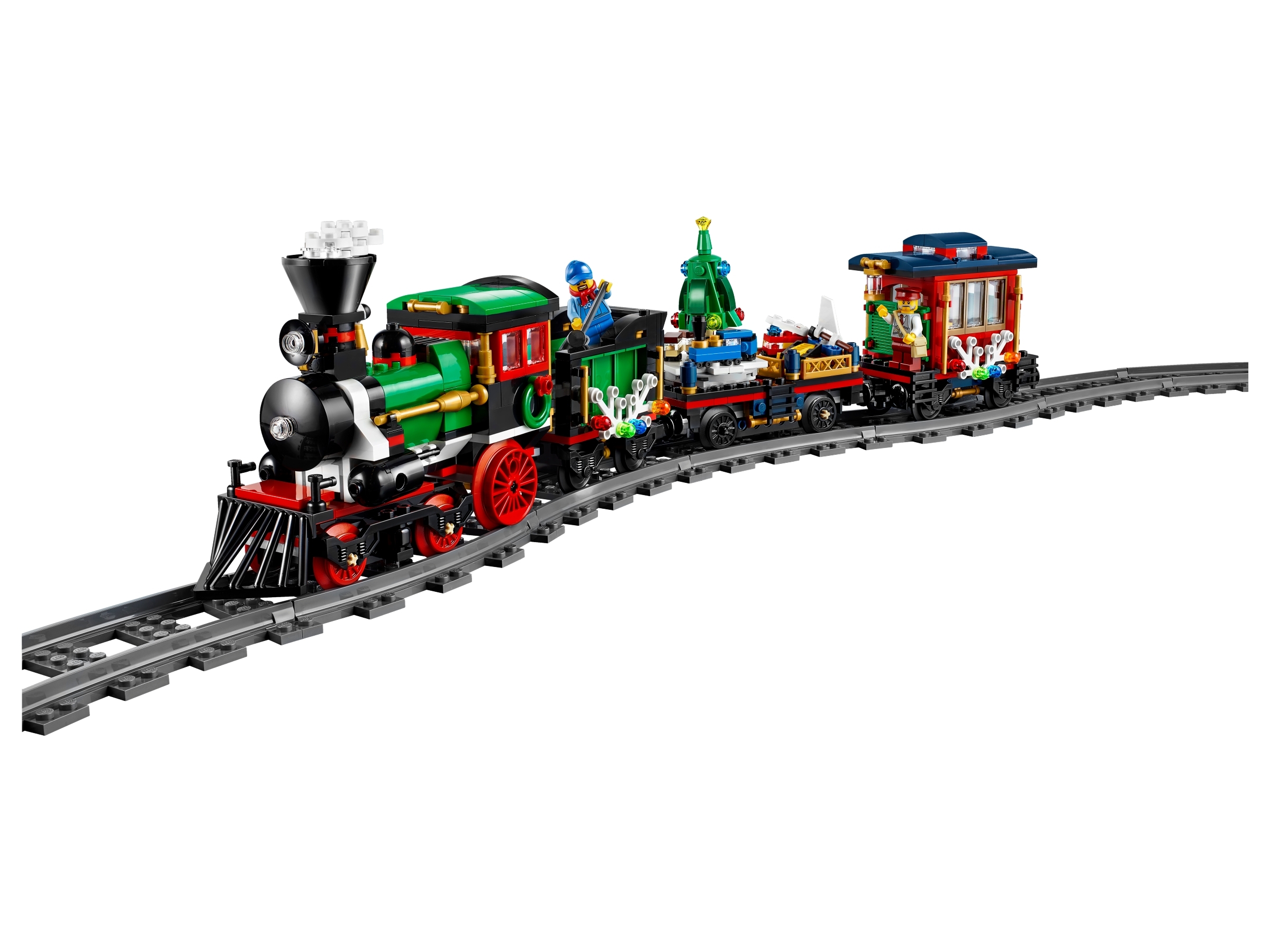 lego christmas train set