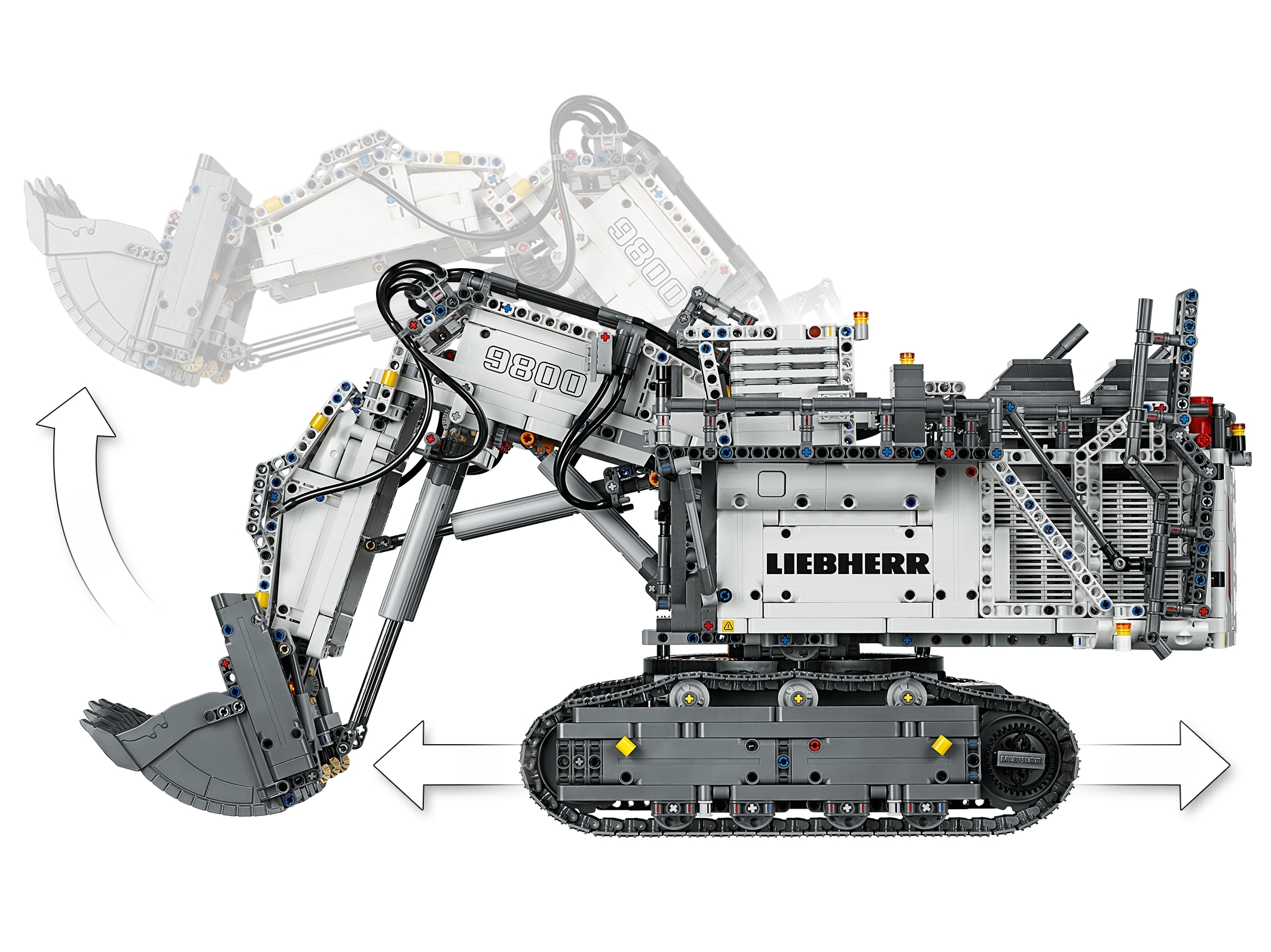 Heavy truck calm down Mountain Liebherr R 9800 Excavator 42100 | Powered UP | Buy online at the Official  LEGO® Shop US