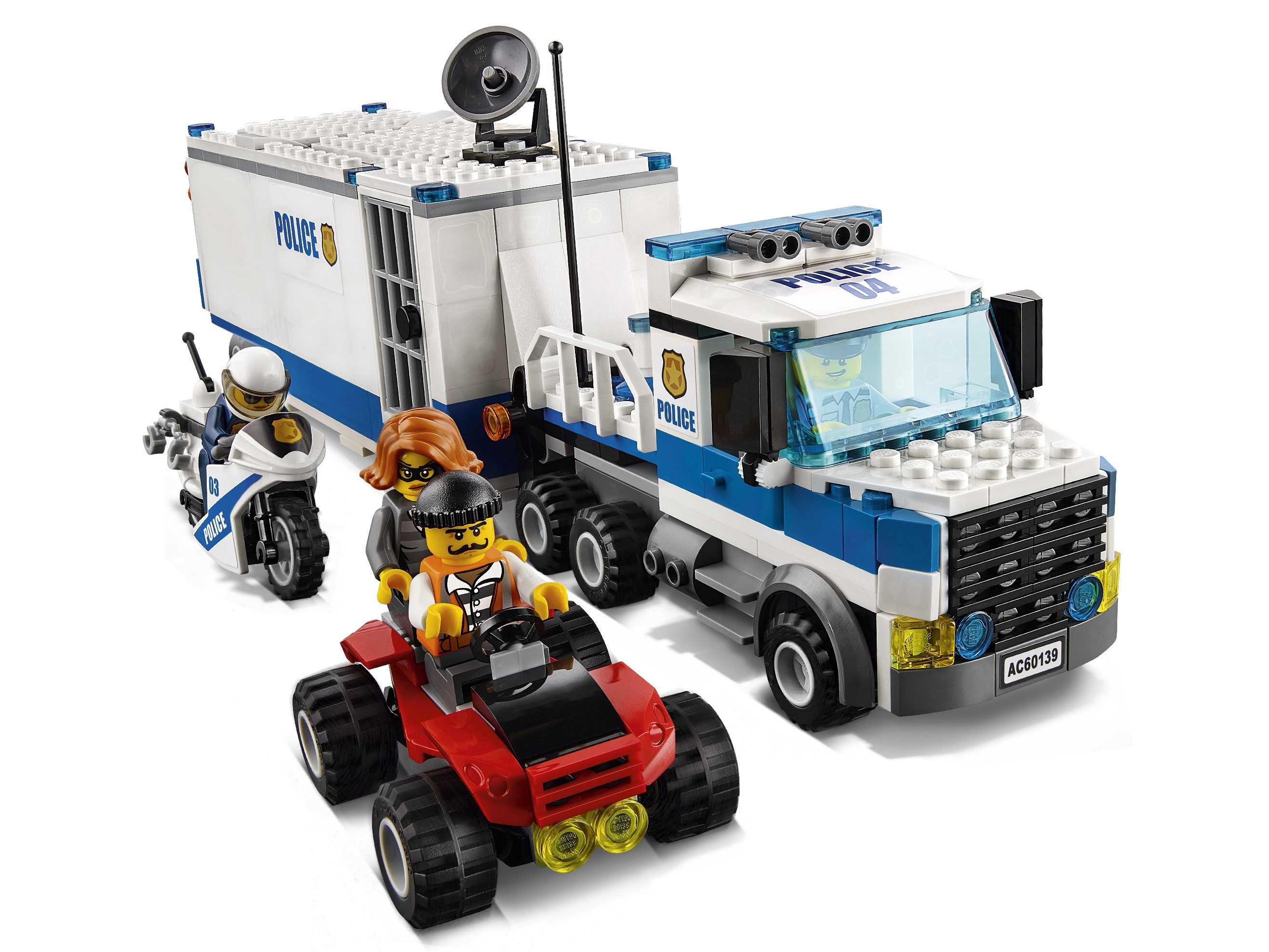 LEGO City Police Mobile Command Center 60139 Building Toy Kids Cons 374 Pieces