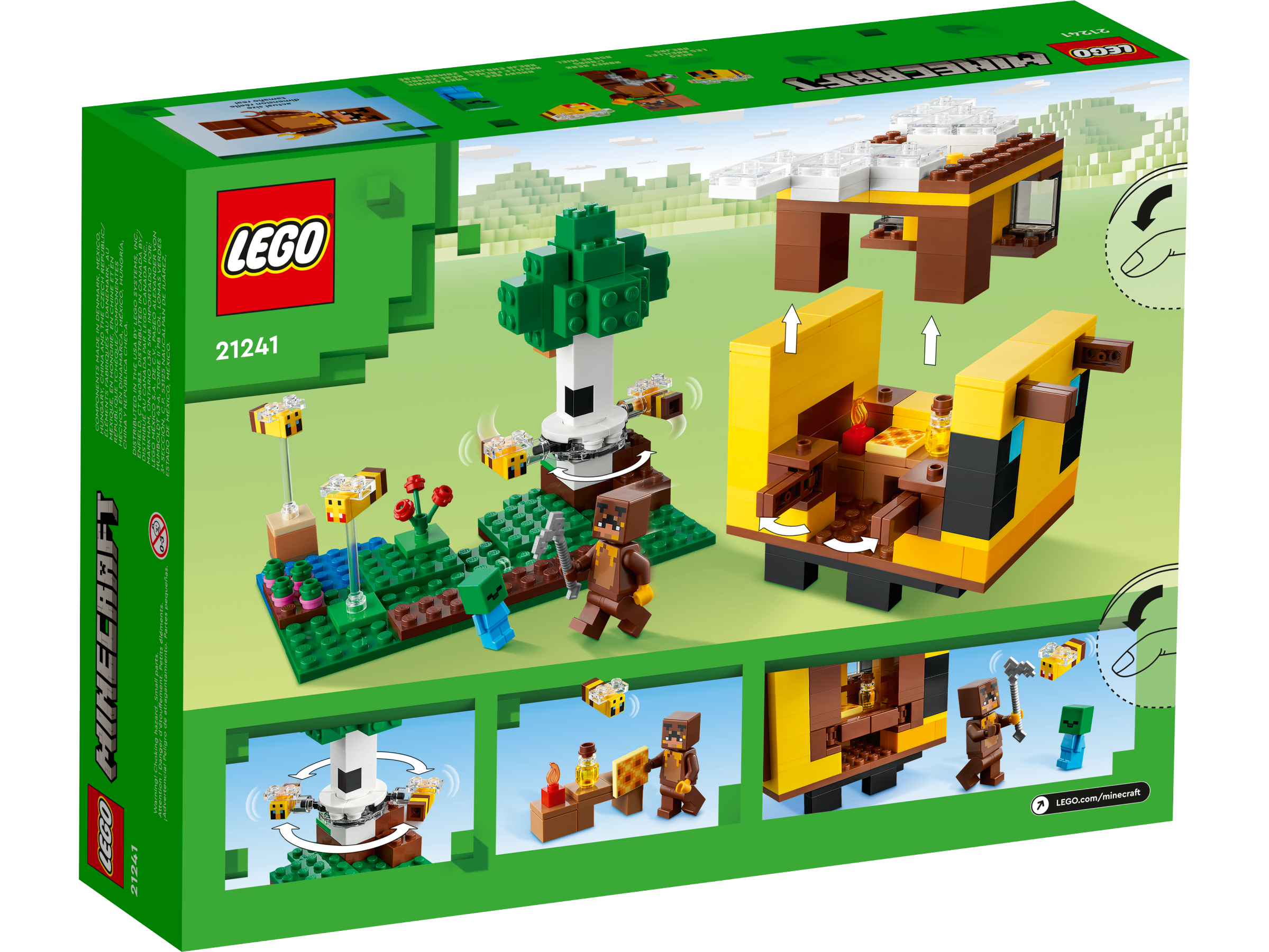The Bee Cottage 21241 | Minecraft® | Buy online at the Official LEGO® Shop  US