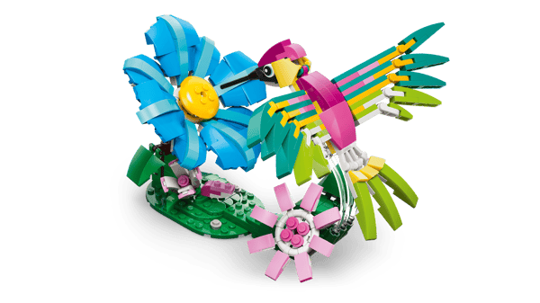 LEGO 31384 Animaux sauvages : le colibri coloré — visuel 6 sur 8