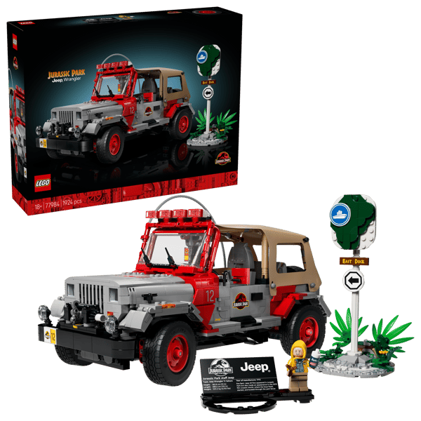 LEGO 77984 Jurassic Park Jeep® Wrangler — visuel 2 sur 8