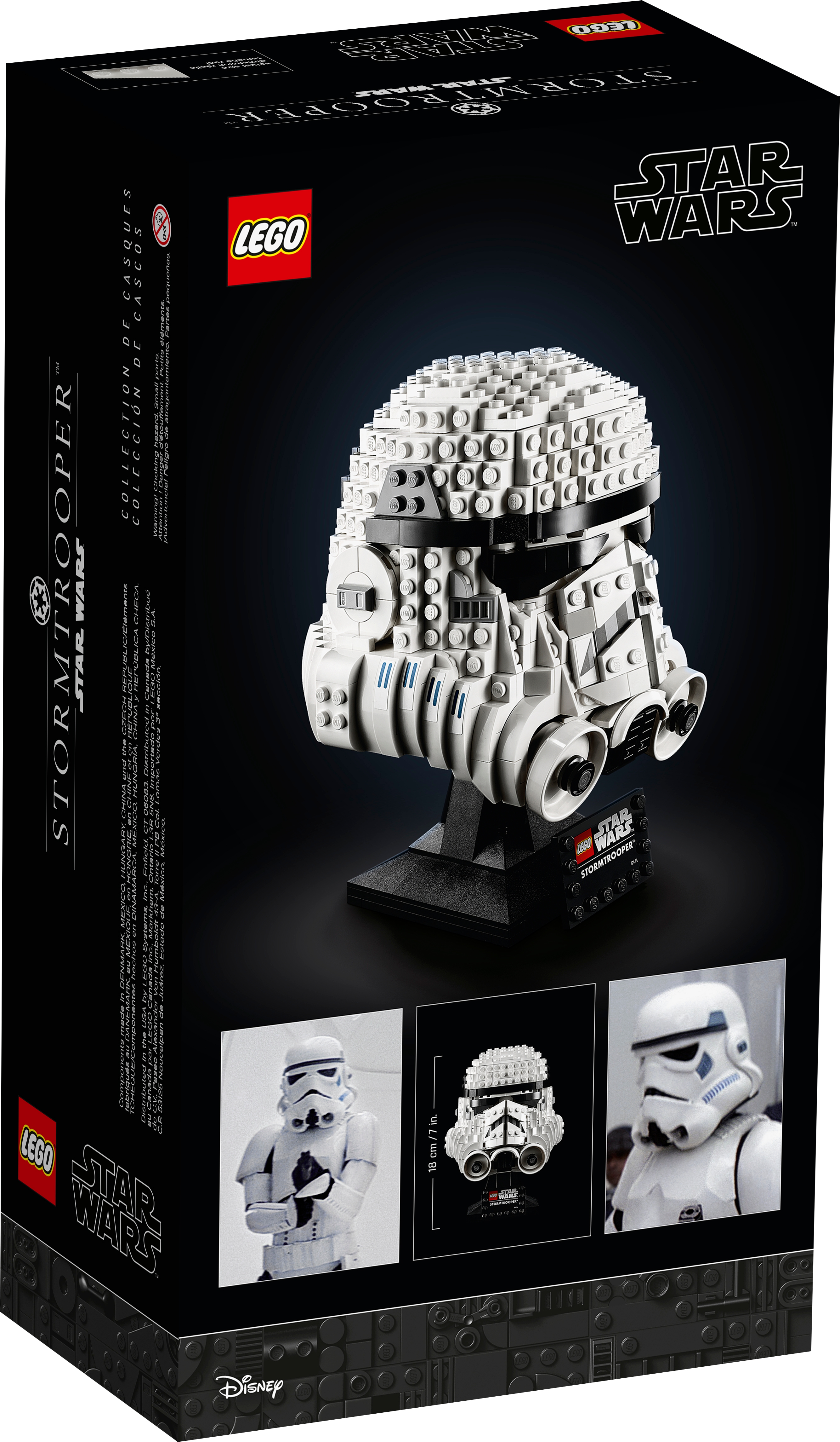 Visita lo Store di LEGOLEGO Star Wars Casco di Stormtrooper Modello Regalo Avanzato da Collezione per Adulti 75276 Set di Costruzioni da Display 