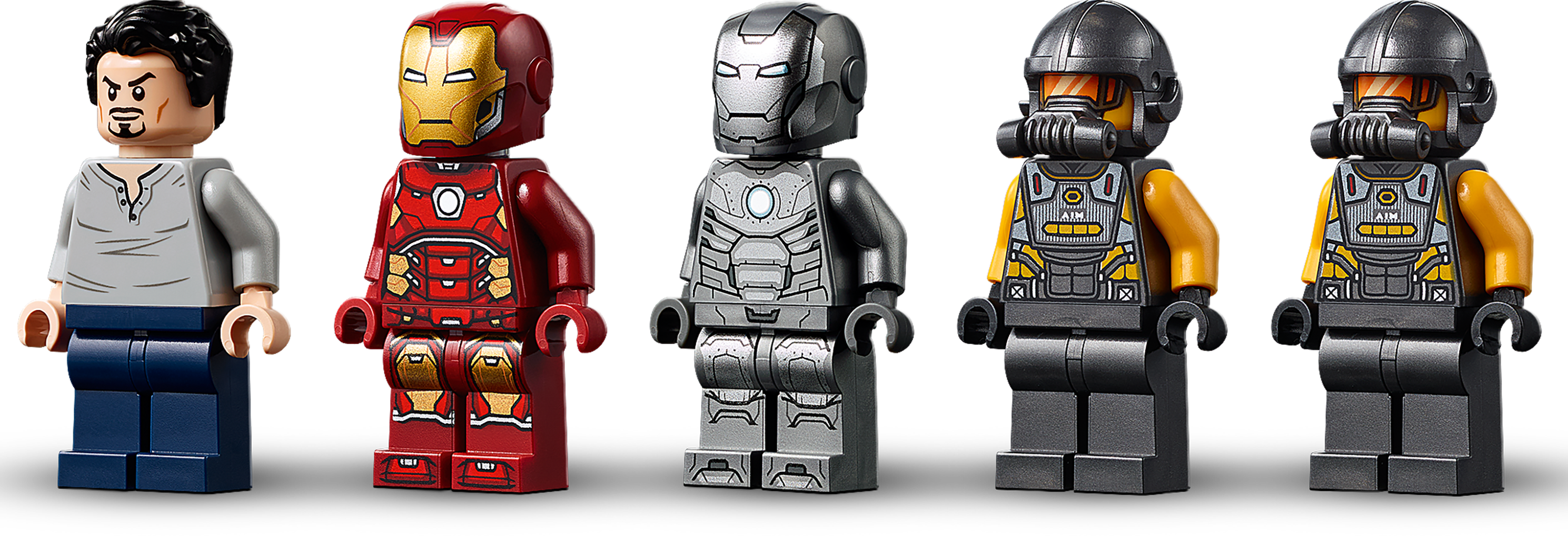 all lego iron man suits