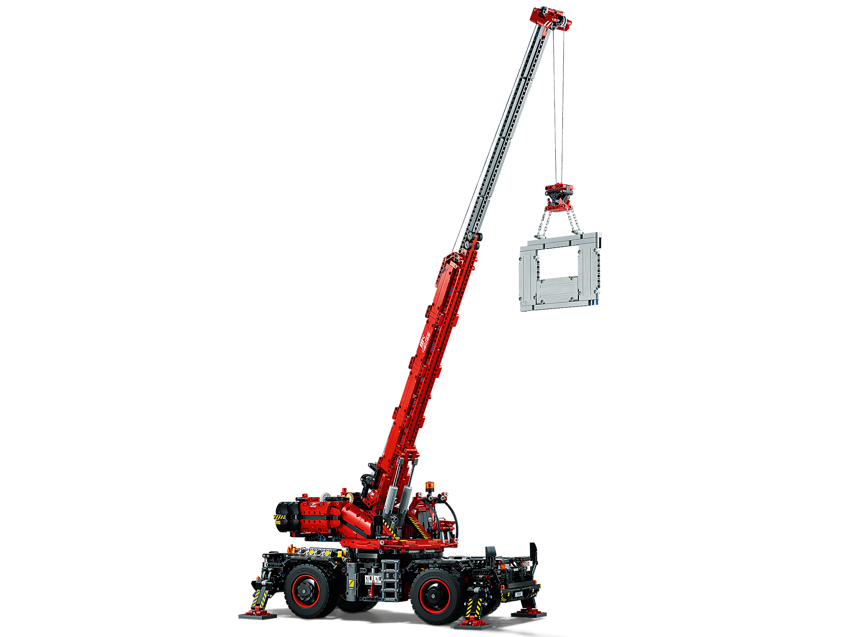 Lego Technic Rough Terrain Crane 2-in-1 Power Functions Building Set 42082 NEW 