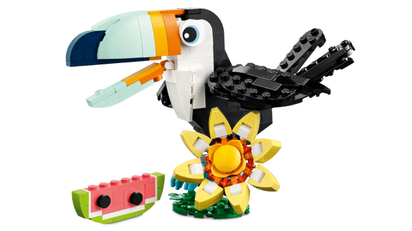 LEGO 31173 Animaux sauvages : le toucan tropical — visuel 5 sur 8