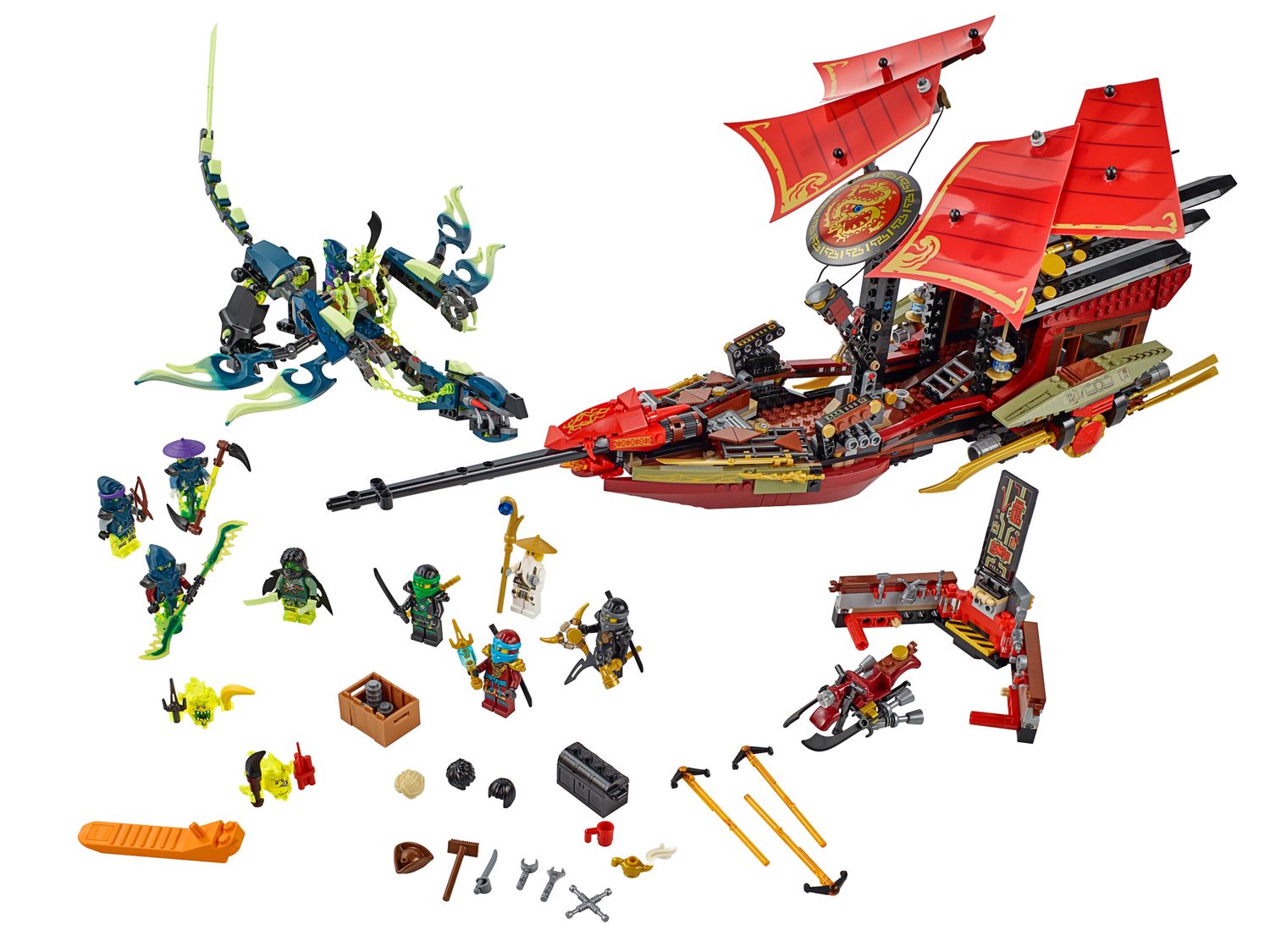 Final Flight of Destiny's Bounty 70738 NINJAGO® Buy online at the Official LEGO® Shop SE