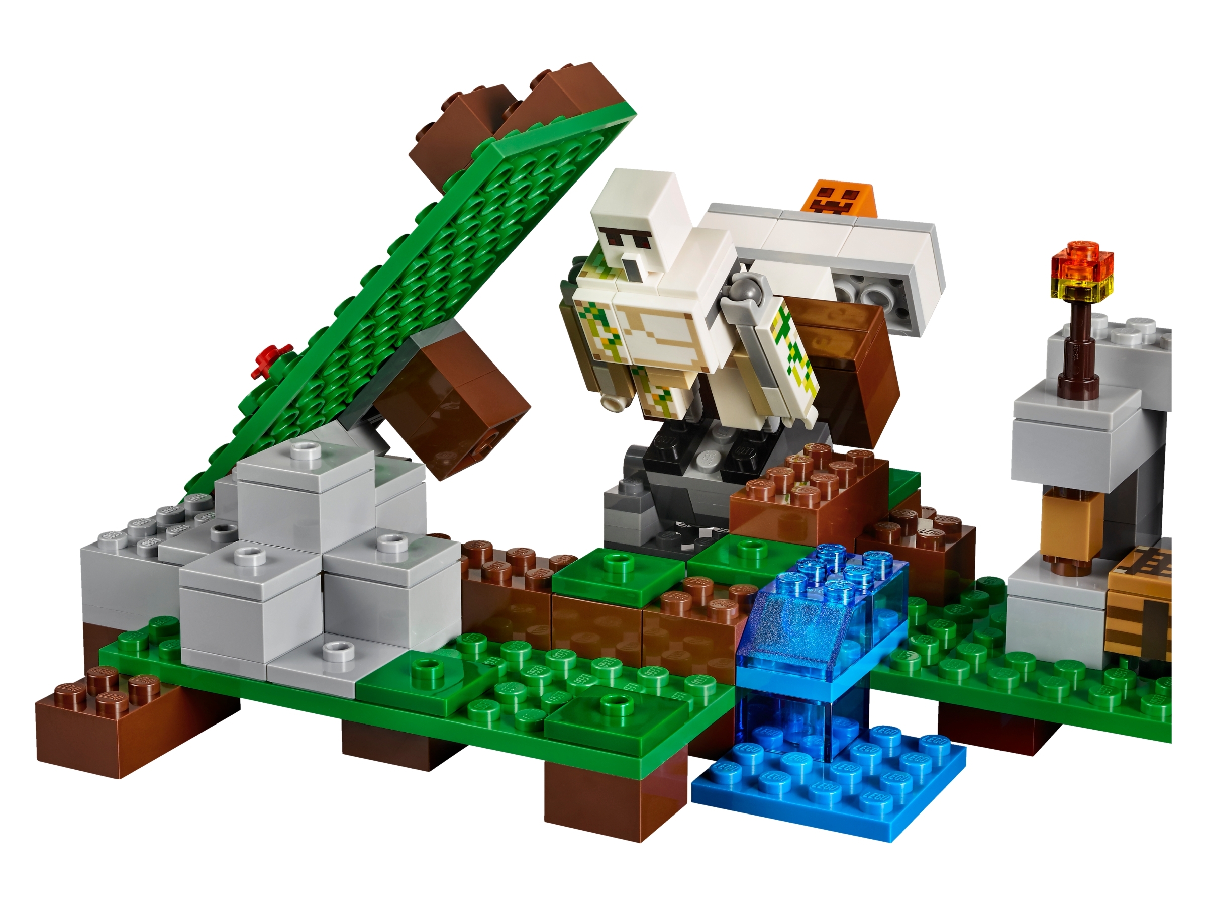 forhåndsvisning gået i stykker Michelangelo The Iron Golem 21123 | Minecraft® | Buy online at the Official LEGO® Shop US