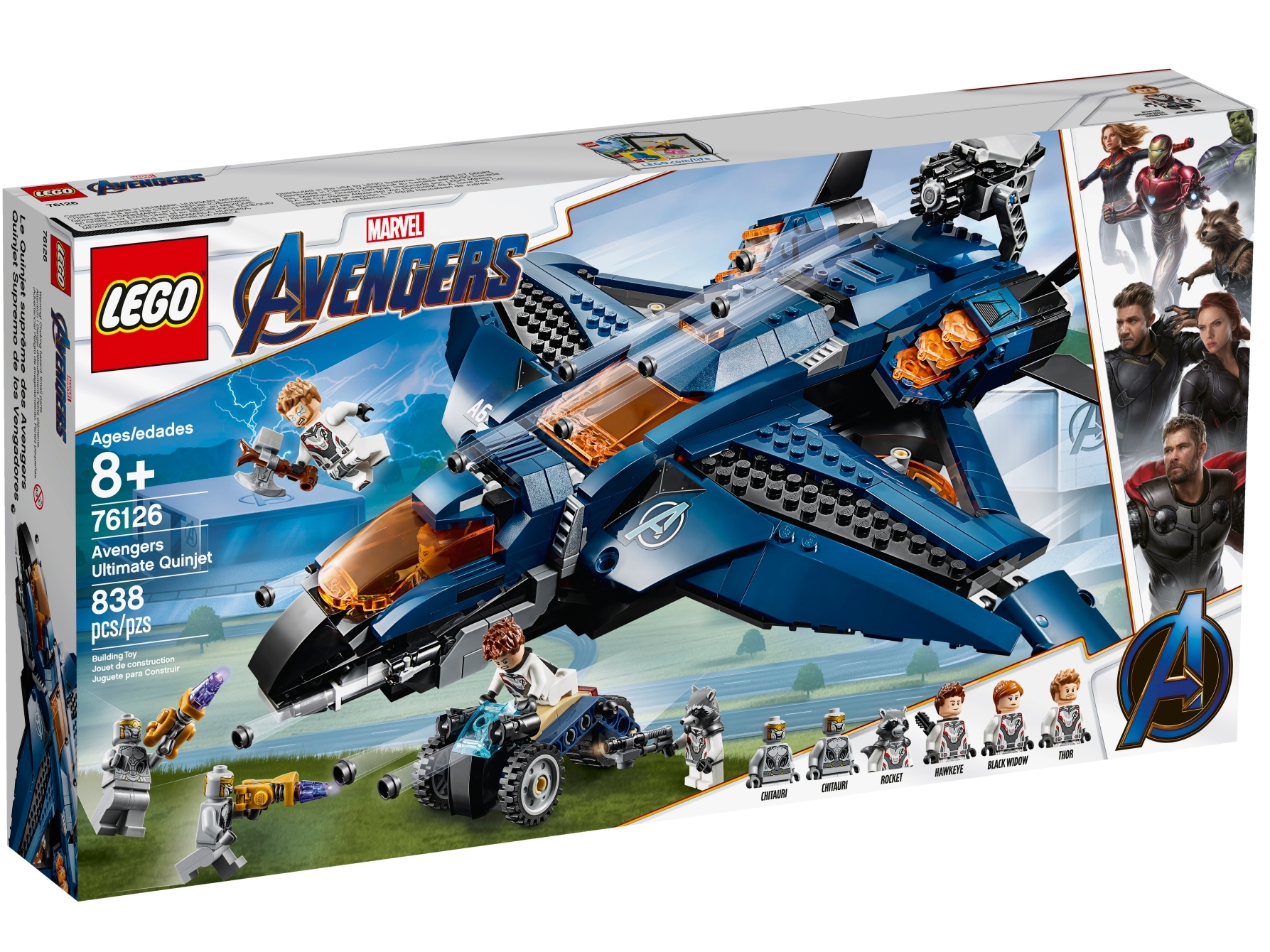 lineal Hjemløs Melankoli Avengers Ultimate Quinjet 76126 | Marvel | Buy online at the Official LEGO®  Shop US