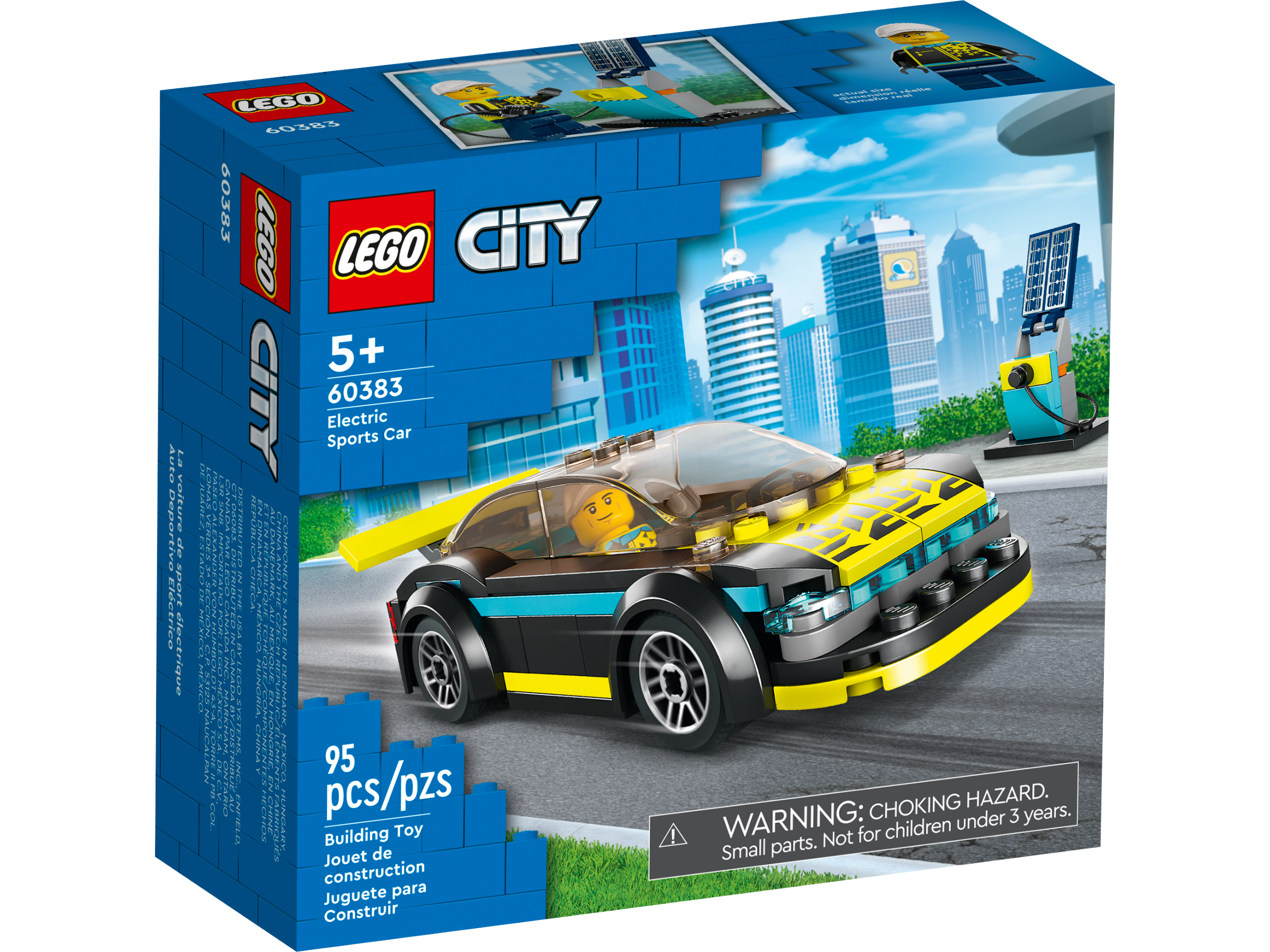 60383 - LEGO® City - La Voiture de Sport Électrique LEGO : King Jouet, Lego,  briques et blocs LEGO - Jeux de construction