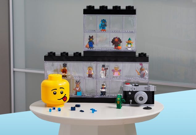 Boite rangement Lego Tête Whinky Ø 16 x 18.5 cm ?