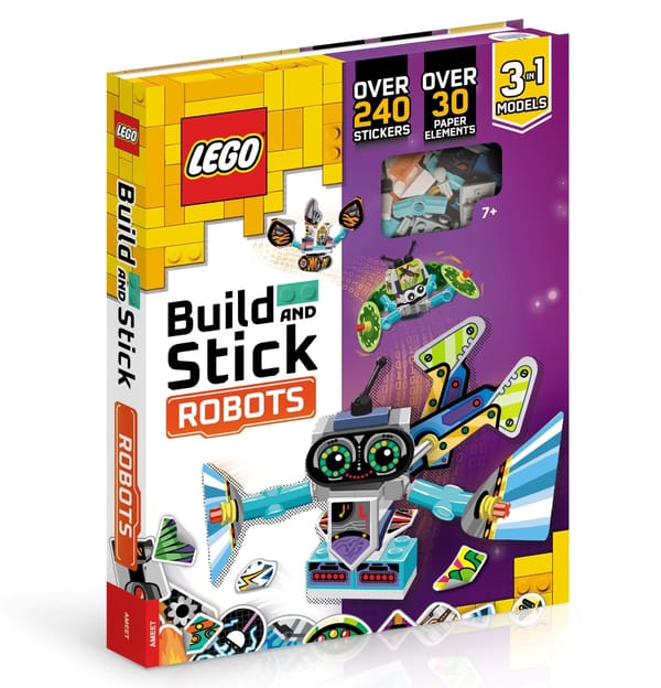 Build and Stick: Robots Book - Image 1