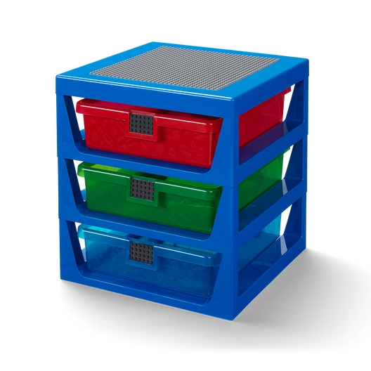 LEGO 5006179 - Gennemsigtigt blåt LEGO® reolsystem