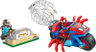 Spidey on his Motorcycle vs. Rhino