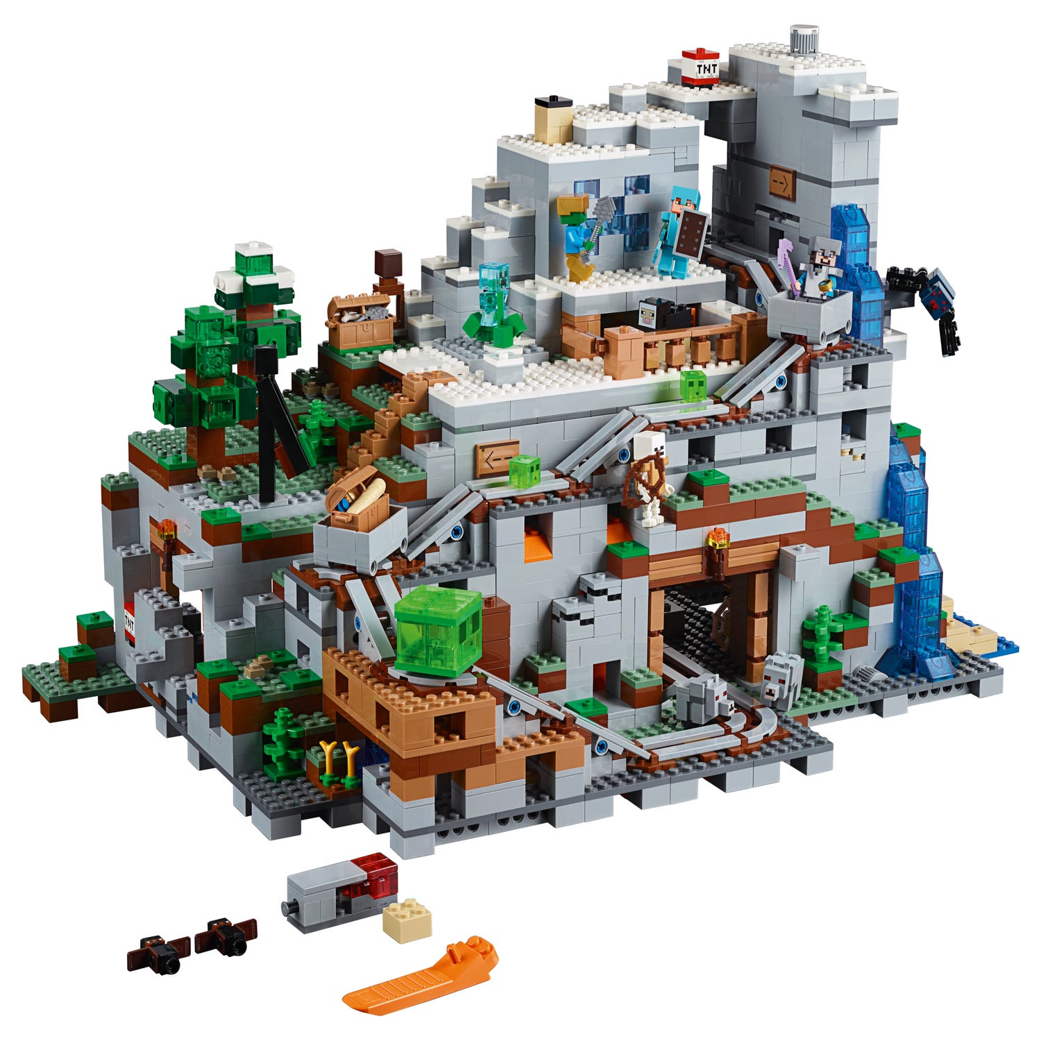 efficiënt personeelszaken beschaving The Mountain Cave 21137 | Minecraft® | Buy online at the Official LEGO®  Shop US