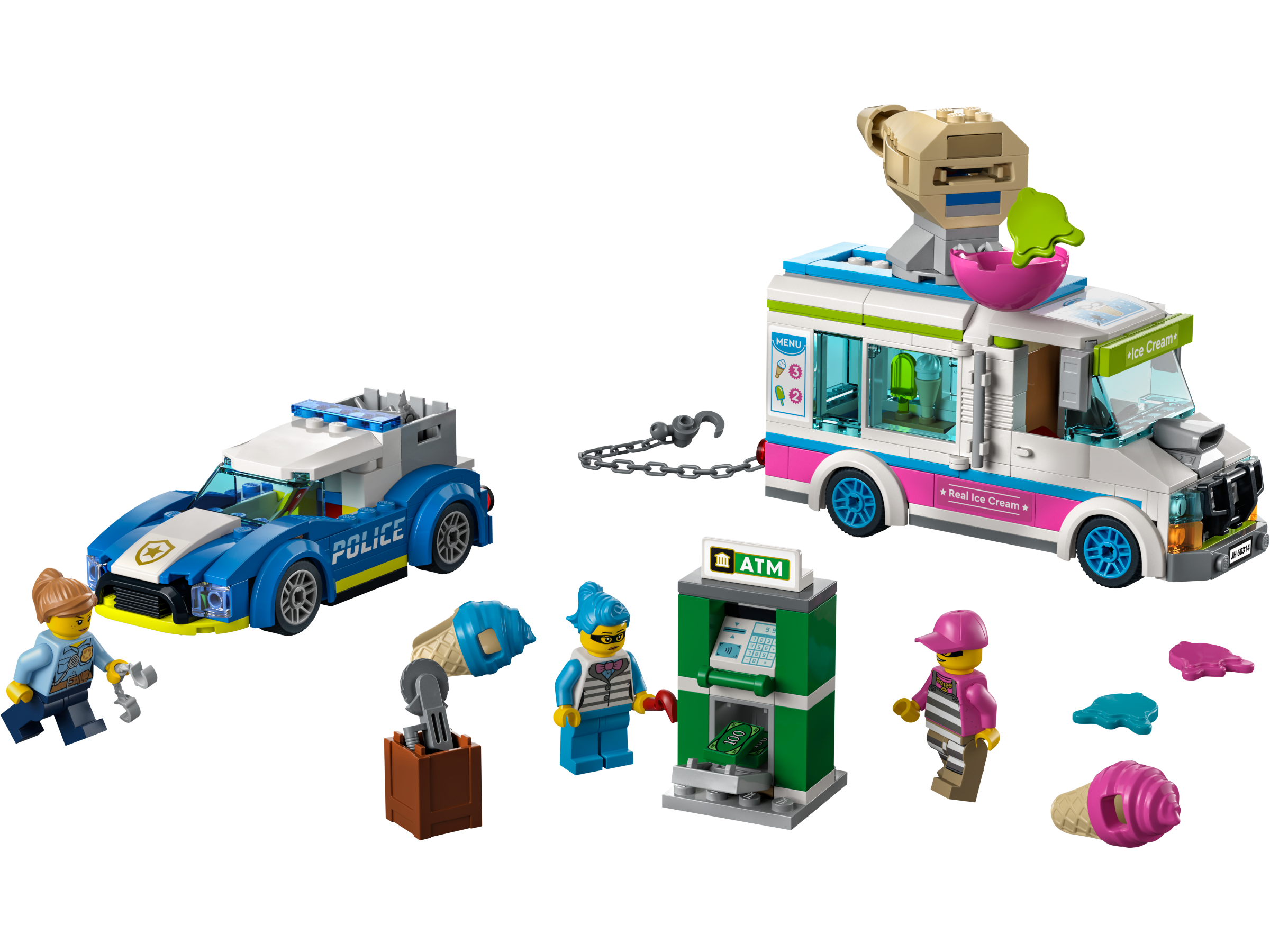 Ice Cream Truck Police 60314 | City | Buy online at the Official LEGO® Shop US