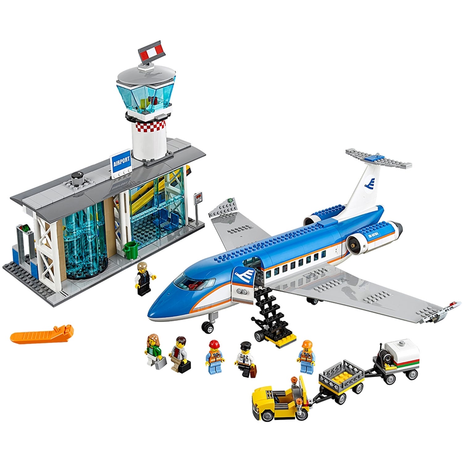 Sidelæns græs plyndringer Lufthavn – passagerterminal 60104 | City | Officiel LEGO® Shop DK