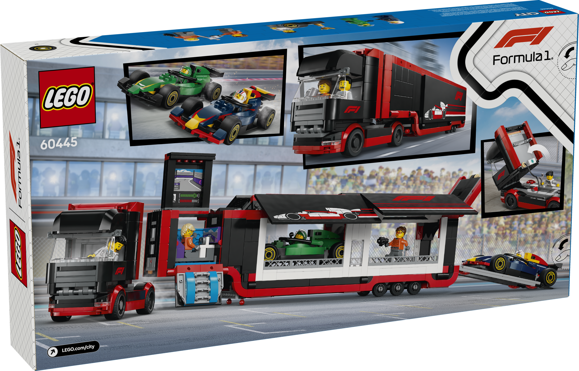 F1® Truck with RB20 & AMR24 F1® Cars 60445 | City | Buy online at