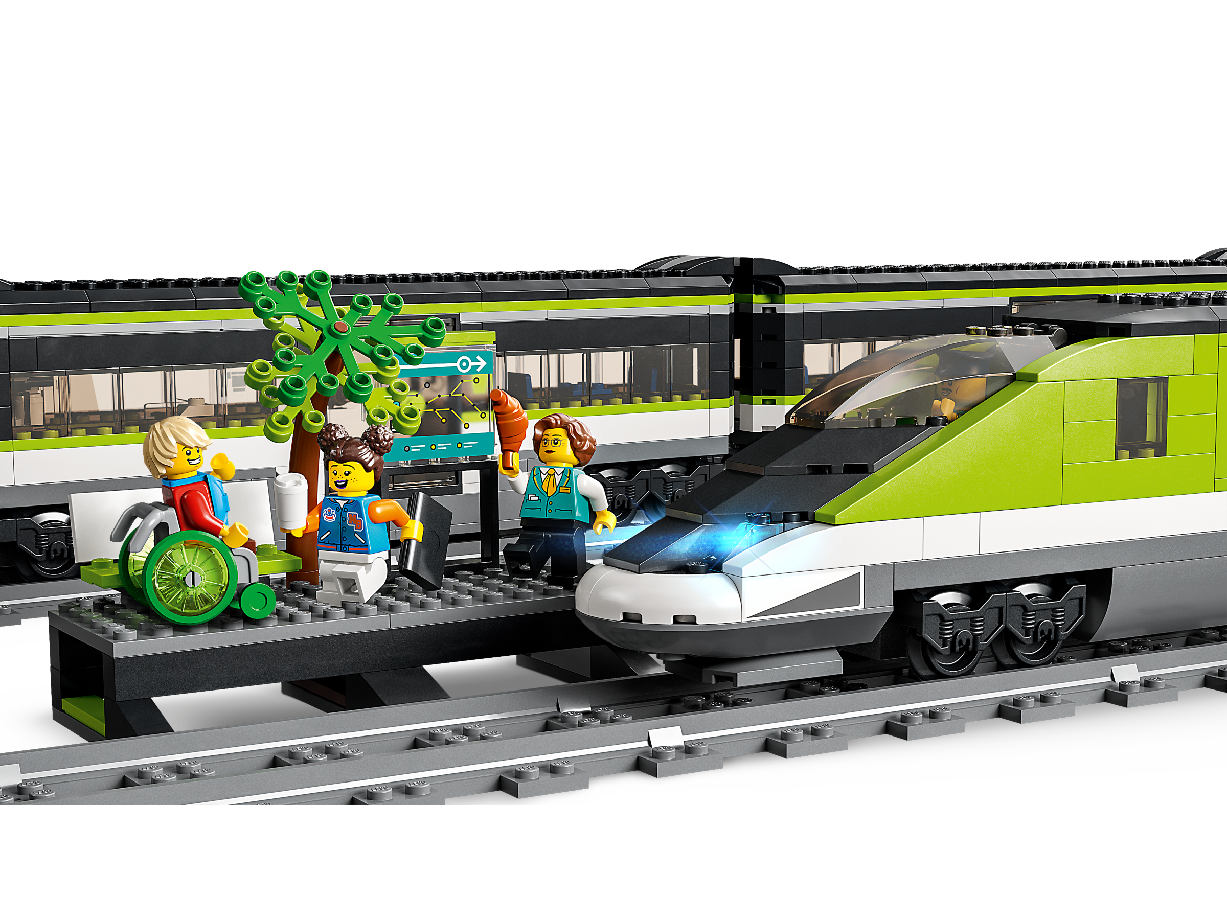 Set Lego City - Le train de voyageurs express (764 pièces, télécommandé,  60337) + 5€ de Rakuten Points (Vendeur Carrefour) –