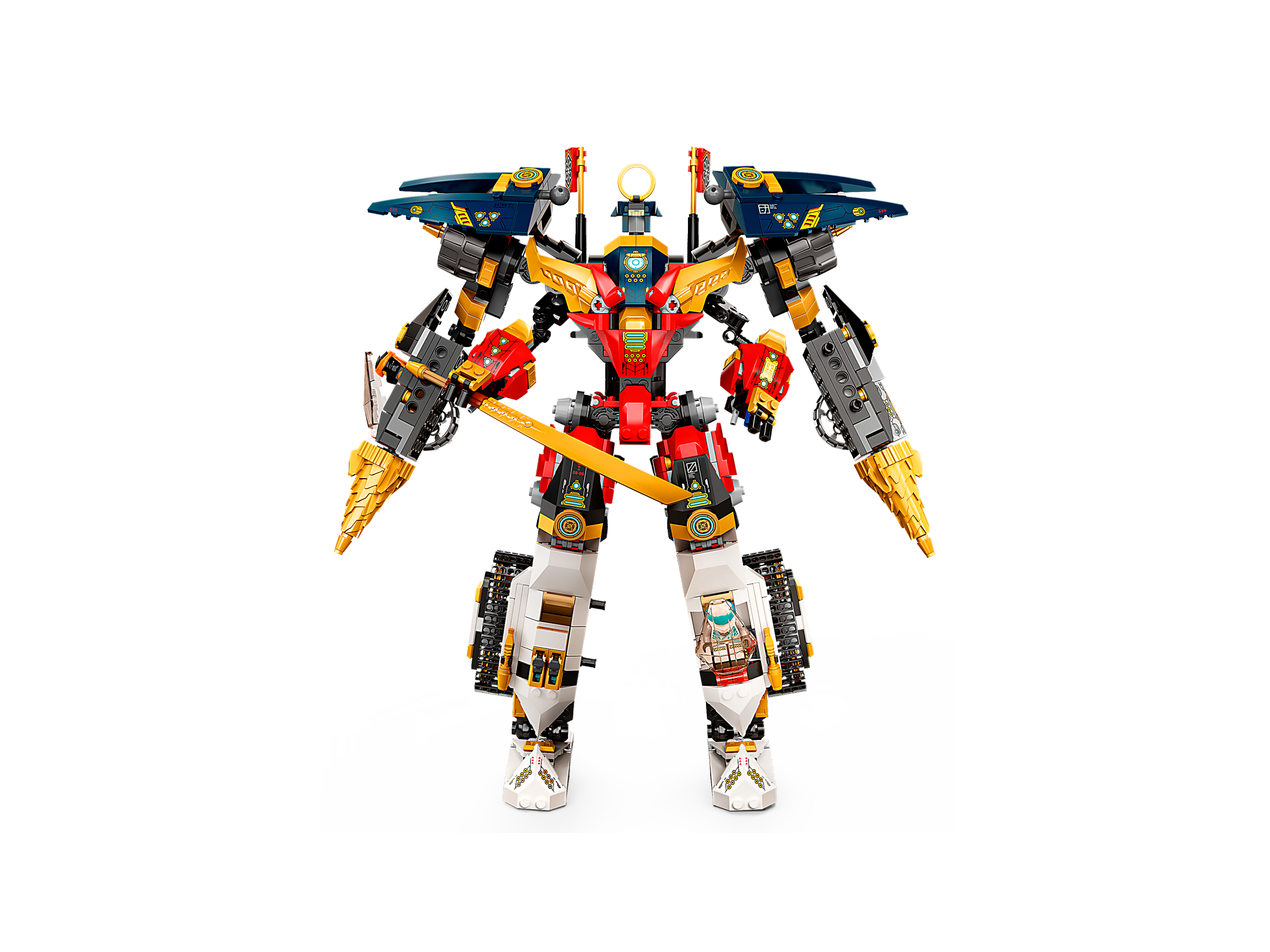 LEGO NINJAGO Ninja Ultra Combo Mech 71765 Building Kit (1,104  Pcs),Multicolor