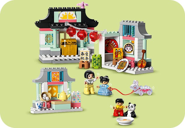 LEGO DUPLO 10411 Découvrir la Culture Chinoise, Jouet Éducatif, Pand