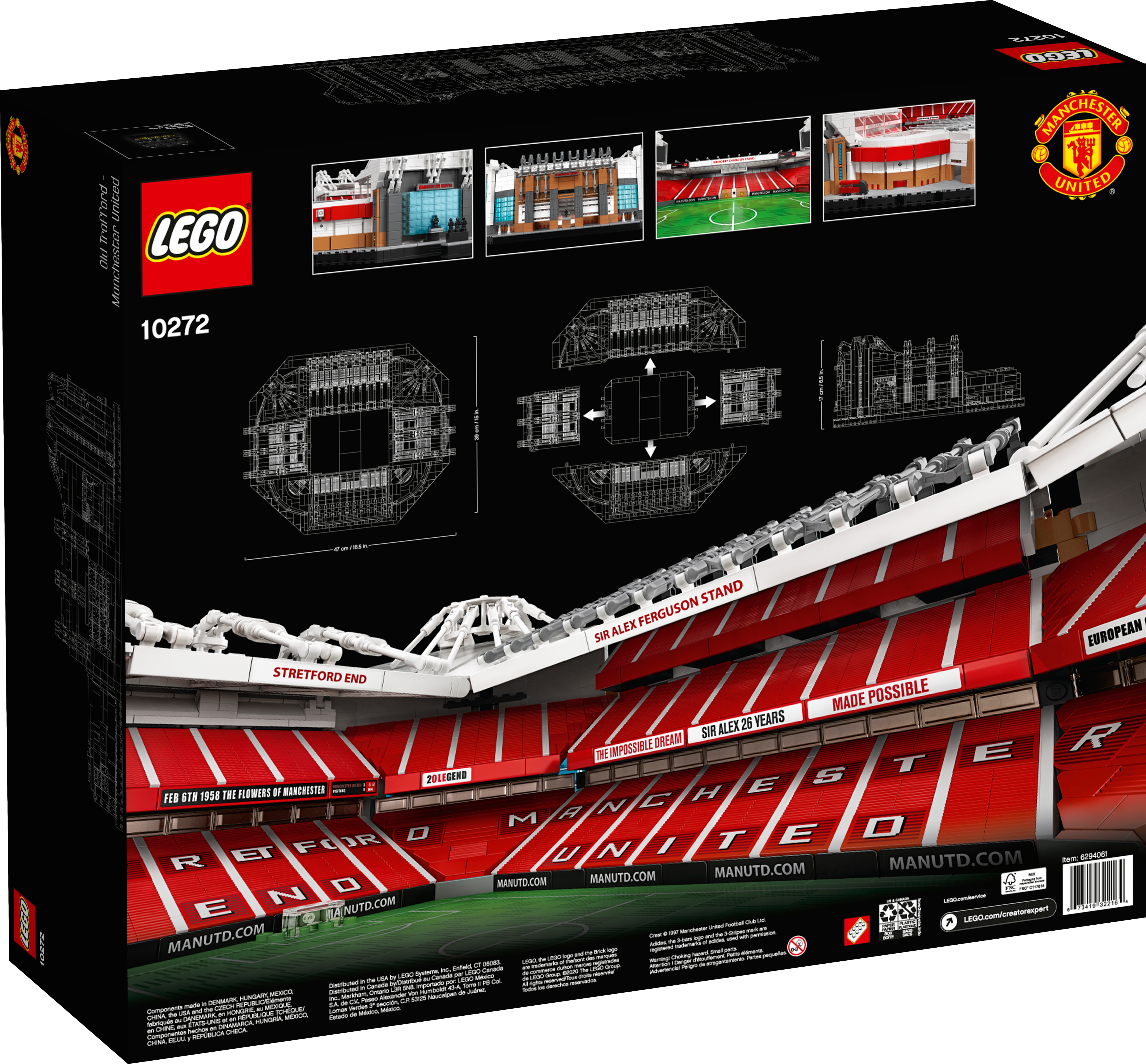 Old Trafford - Manchester United 10272, LEGO® Icons