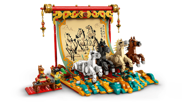 LEGO 80119 Tableau vivant : le galop des chevaux — visuel 3 sur 8