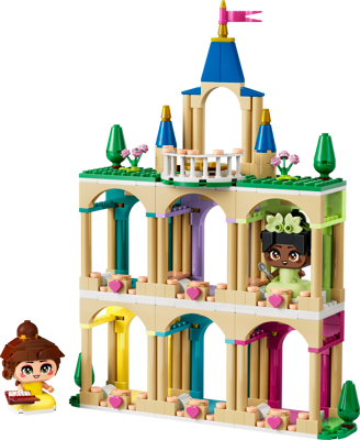 Mini Belle & Tiana with Castle