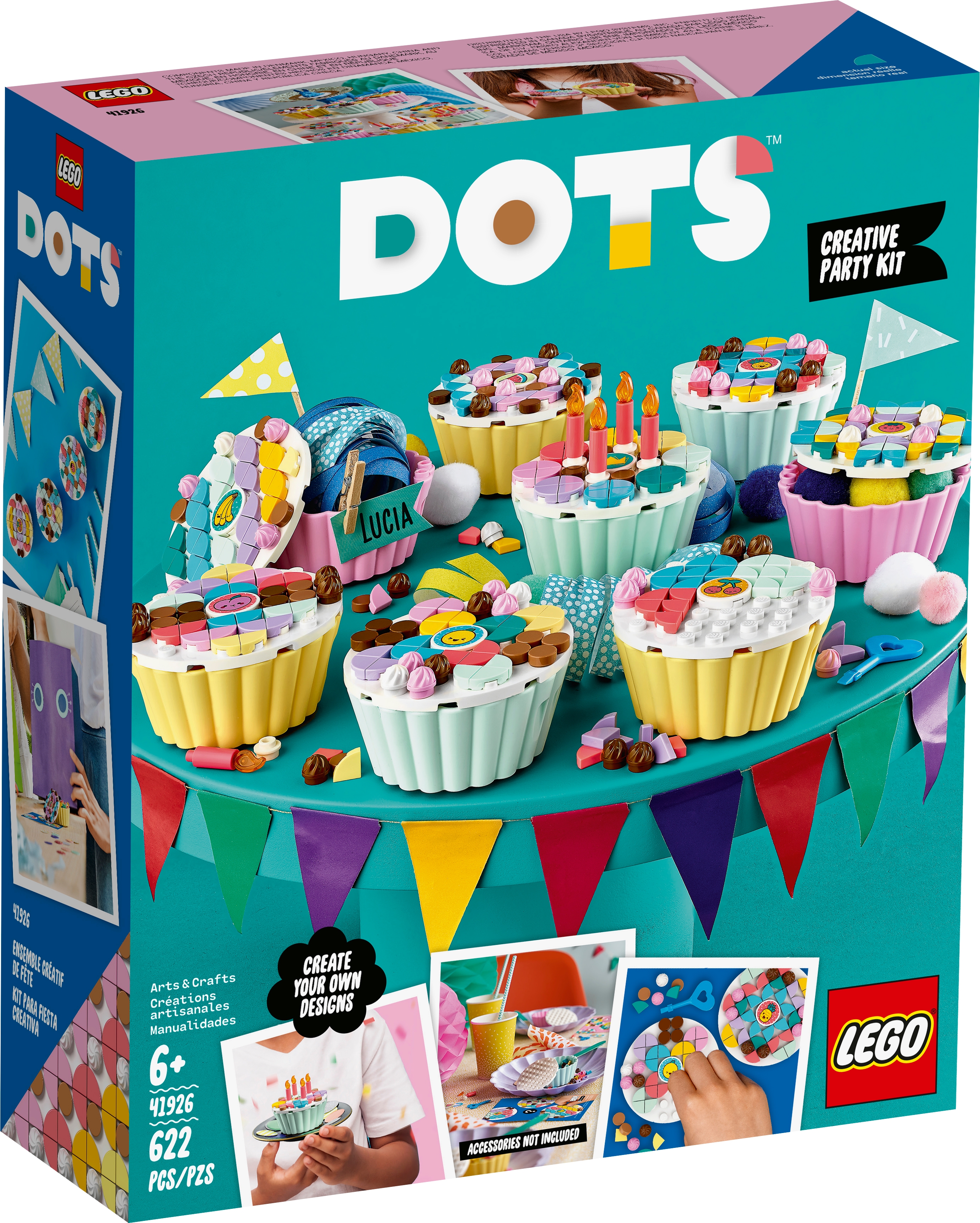 Details about   LEGO DOTS 41926 Creative Party Kit DIY Craft Decorations Kit Kids Gift Set 