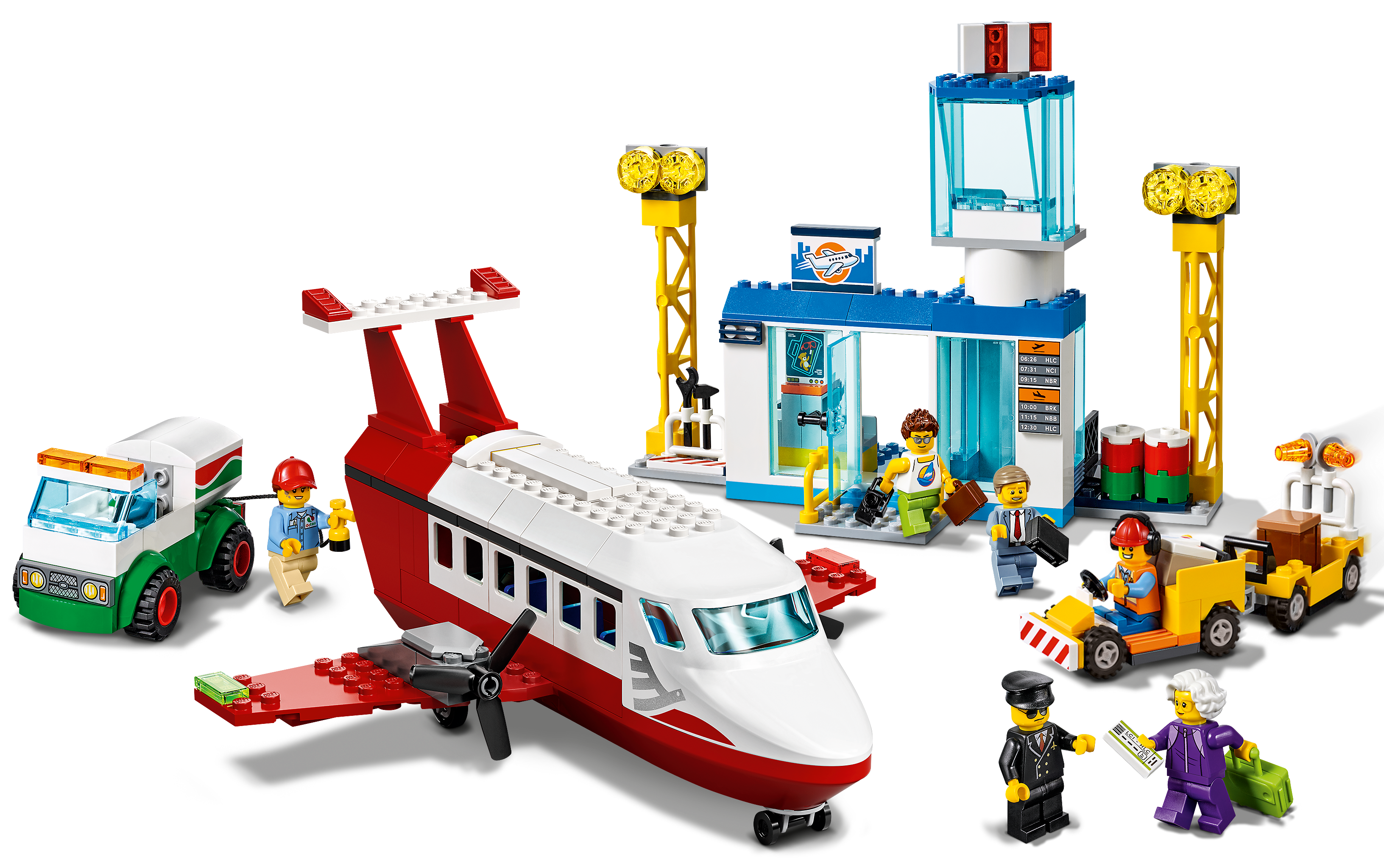 60261 LEGO CITY Central Airport Airplane Charter Plane Set 286 Pieces Age 4+ 