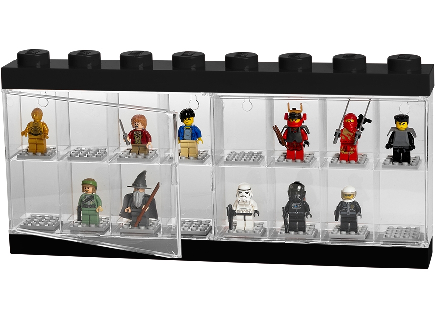 4 Pack Minifigures Display Case for LEGO and Other Major Brands Minifigs 