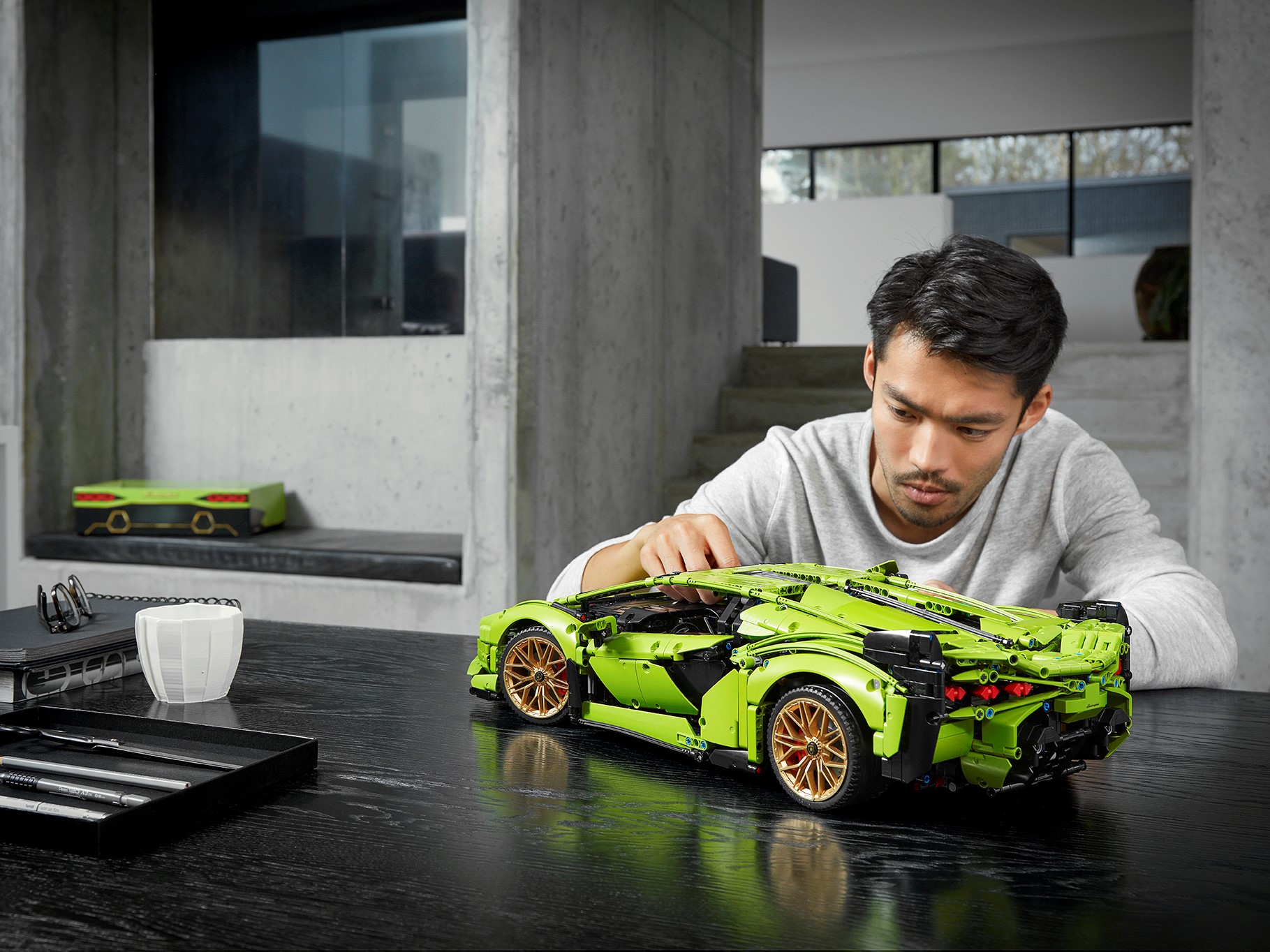 LEGO MOC RC mod Lego Technic Lamborghini Sian FKP 37 42115 without taking  the car apart by SJ_LegoFan