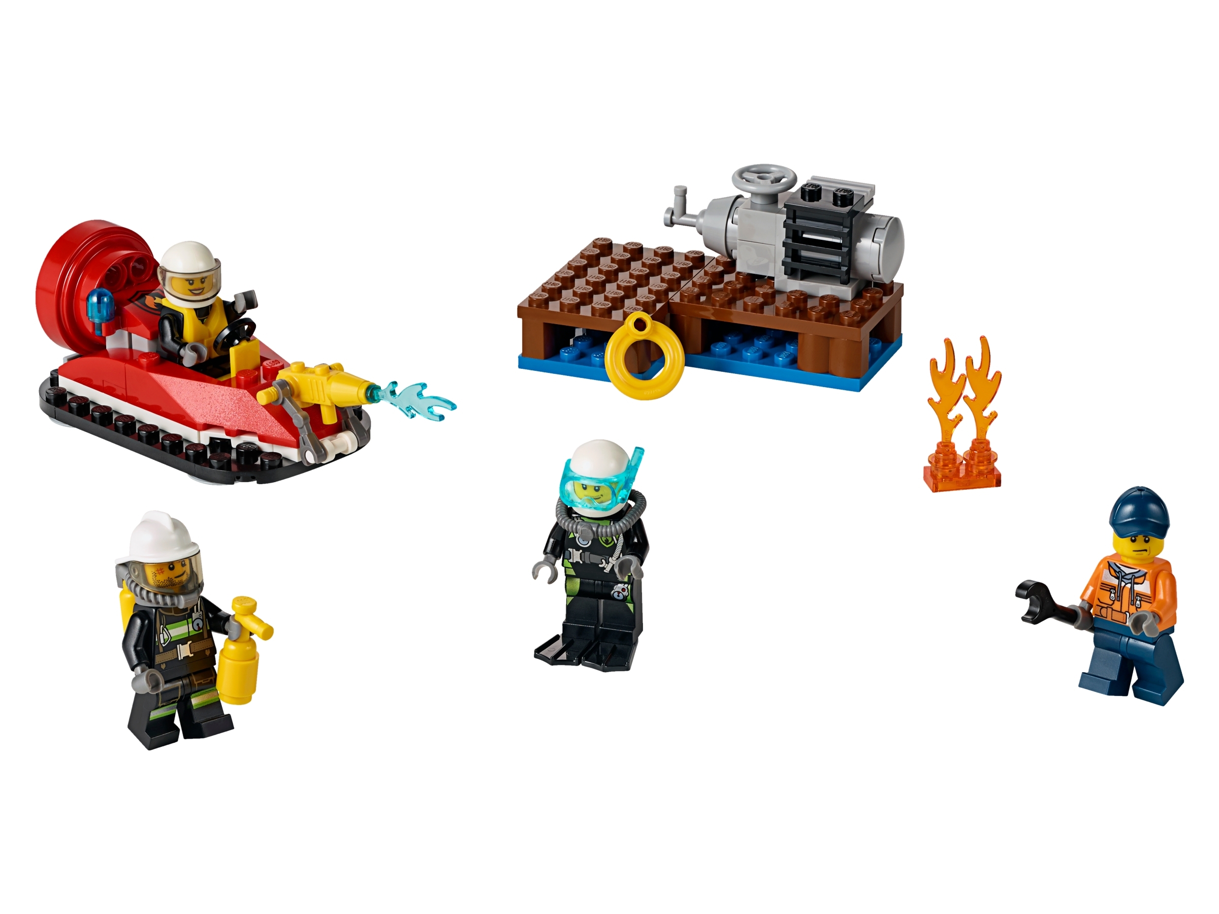 Druipend Rook Broer Fire Starter Set 60106 | City | Buy online at the Official LEGO® Shop US