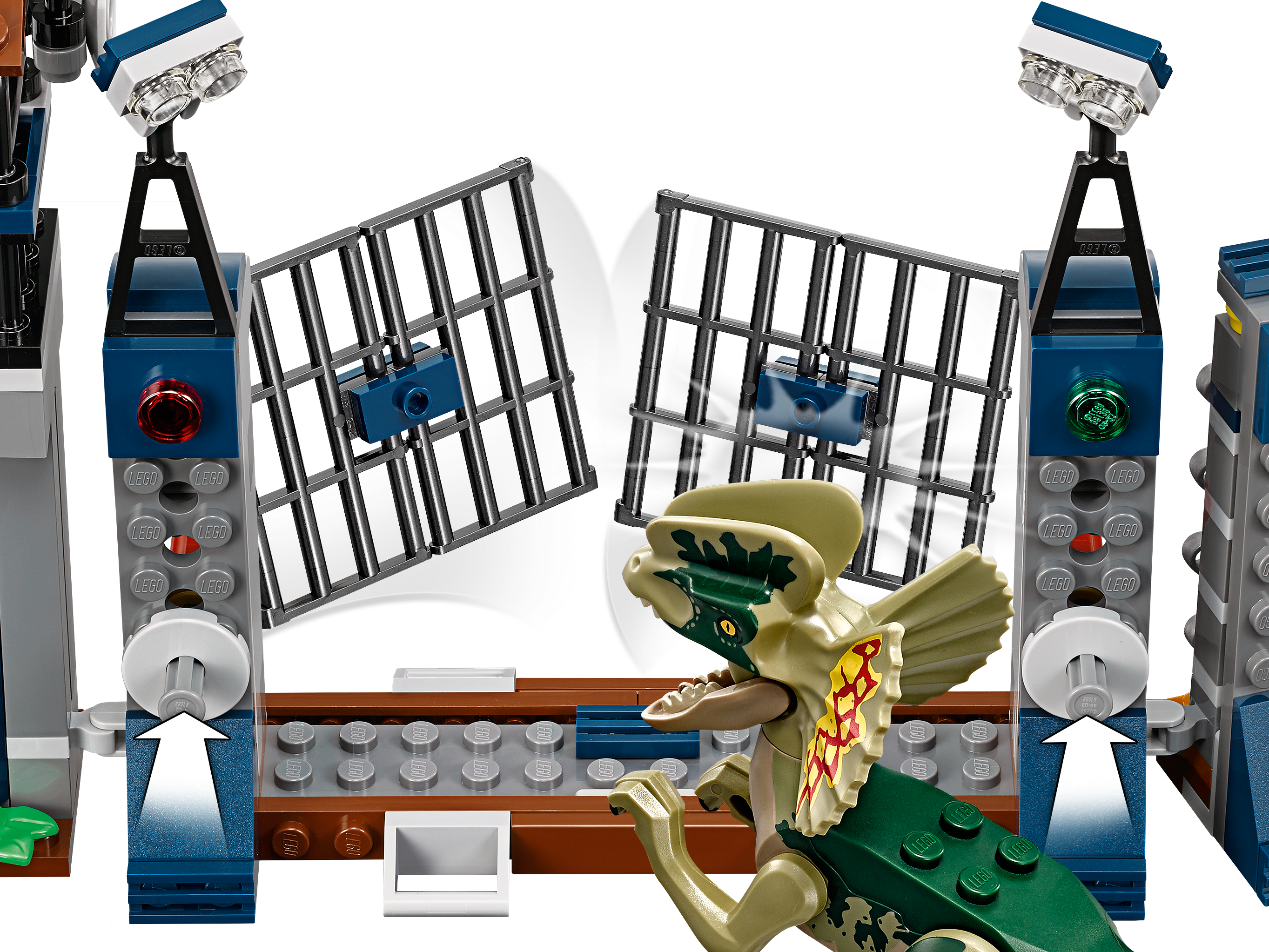 75931 LEGO Jurassic World Ataque del Dilofosaurio al puesto de vigilancia