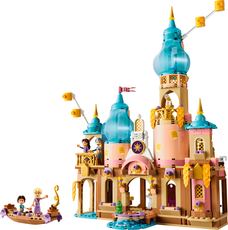 Le set LEGO 43297 Le château de Raiponce