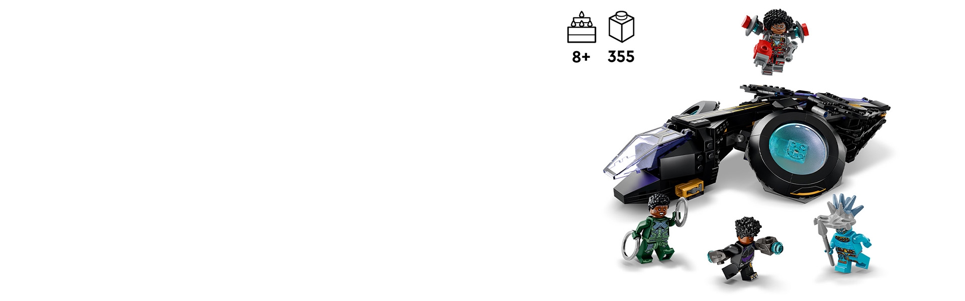 Shuri's Sunbird 76211 | Marvel | Buy online at the Official LEGO