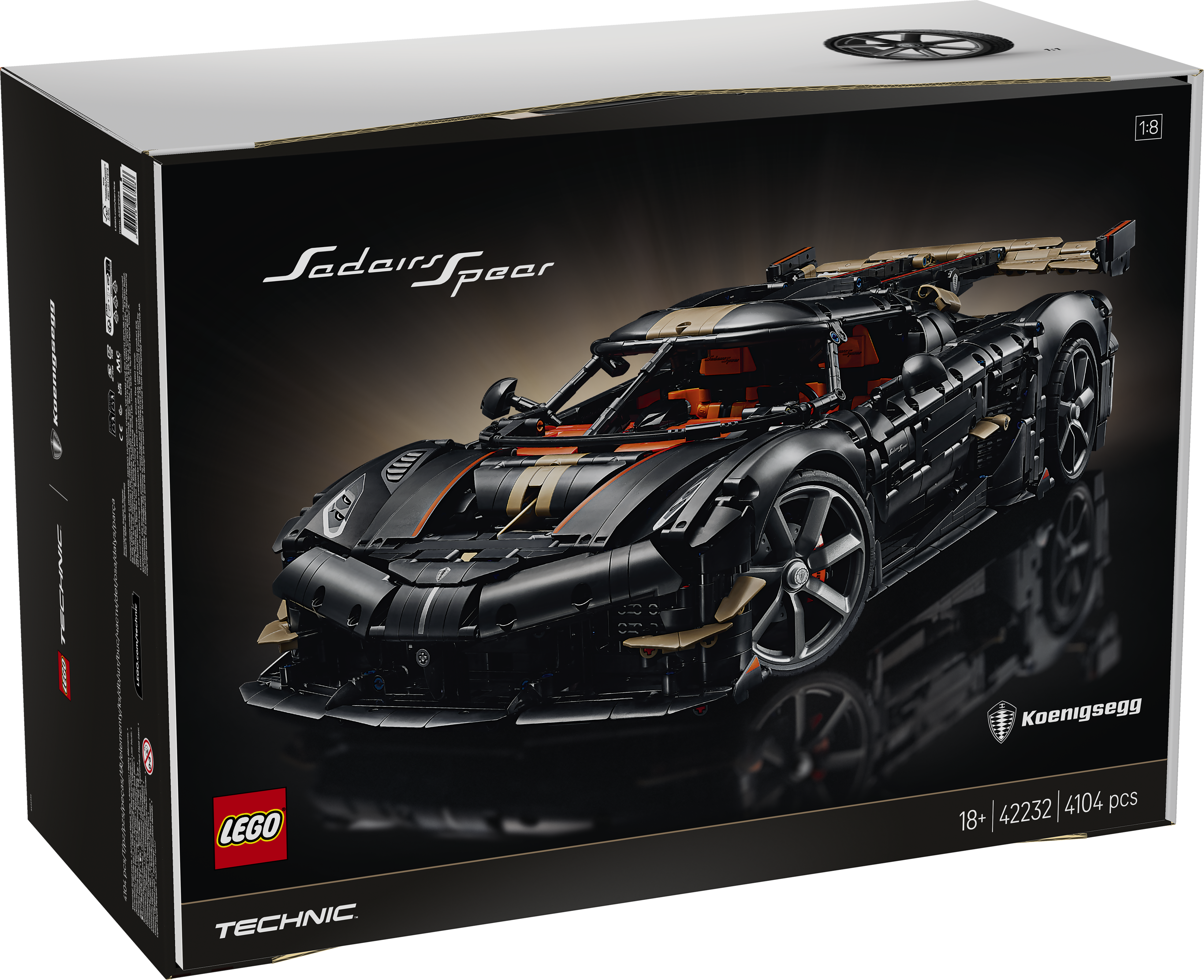 Koenigsegg Sadair's Spear メガカー 42232 | テクニック |レゴ®ストア