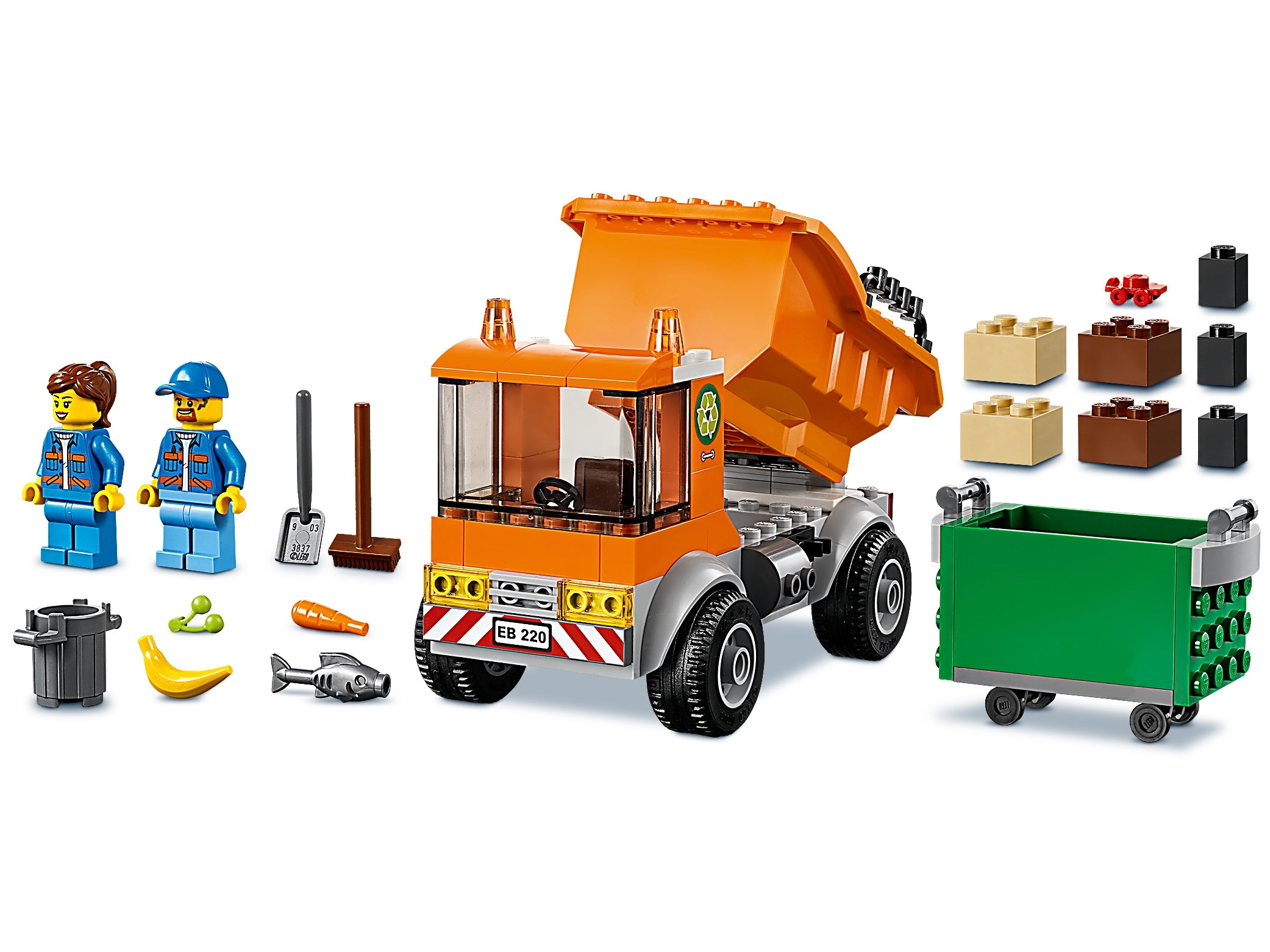 Disciplinære Kompliment universitetsområde Garbage Truck 60220 | City | Buy online at the Official LEGO® Shop US