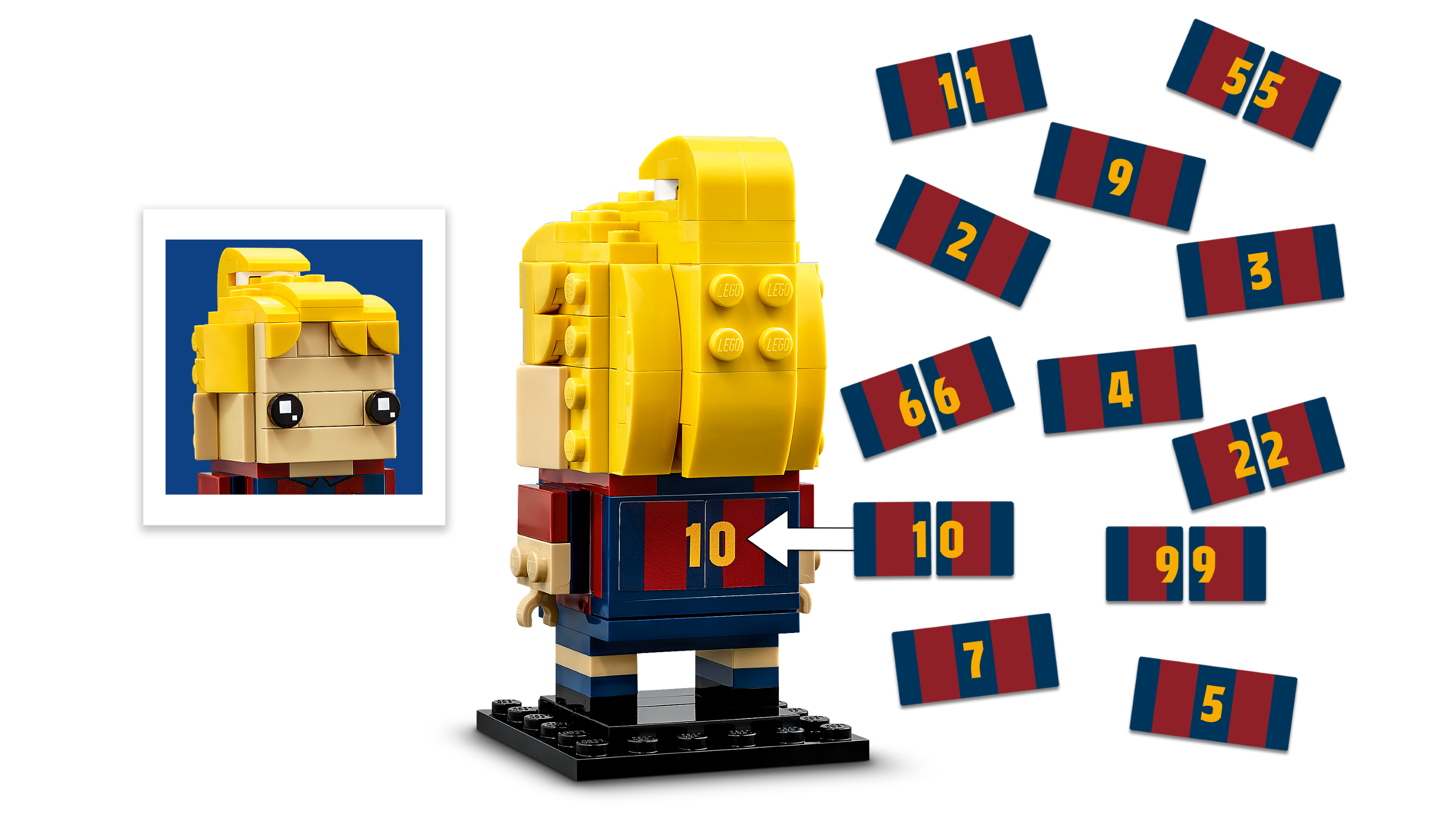 Astrolabe bekræfte Brise Klods mig – FC Barcelona 40542 | BrickHeadz | Officiel LEGO® Shop DK
